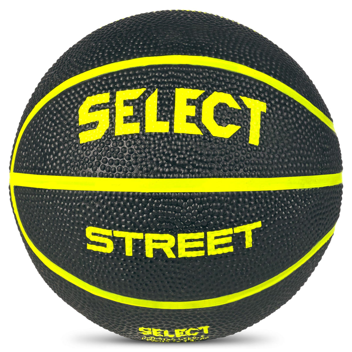 Basketball mini i svart med gul Select Street tryck, Andra bollar, extra vy