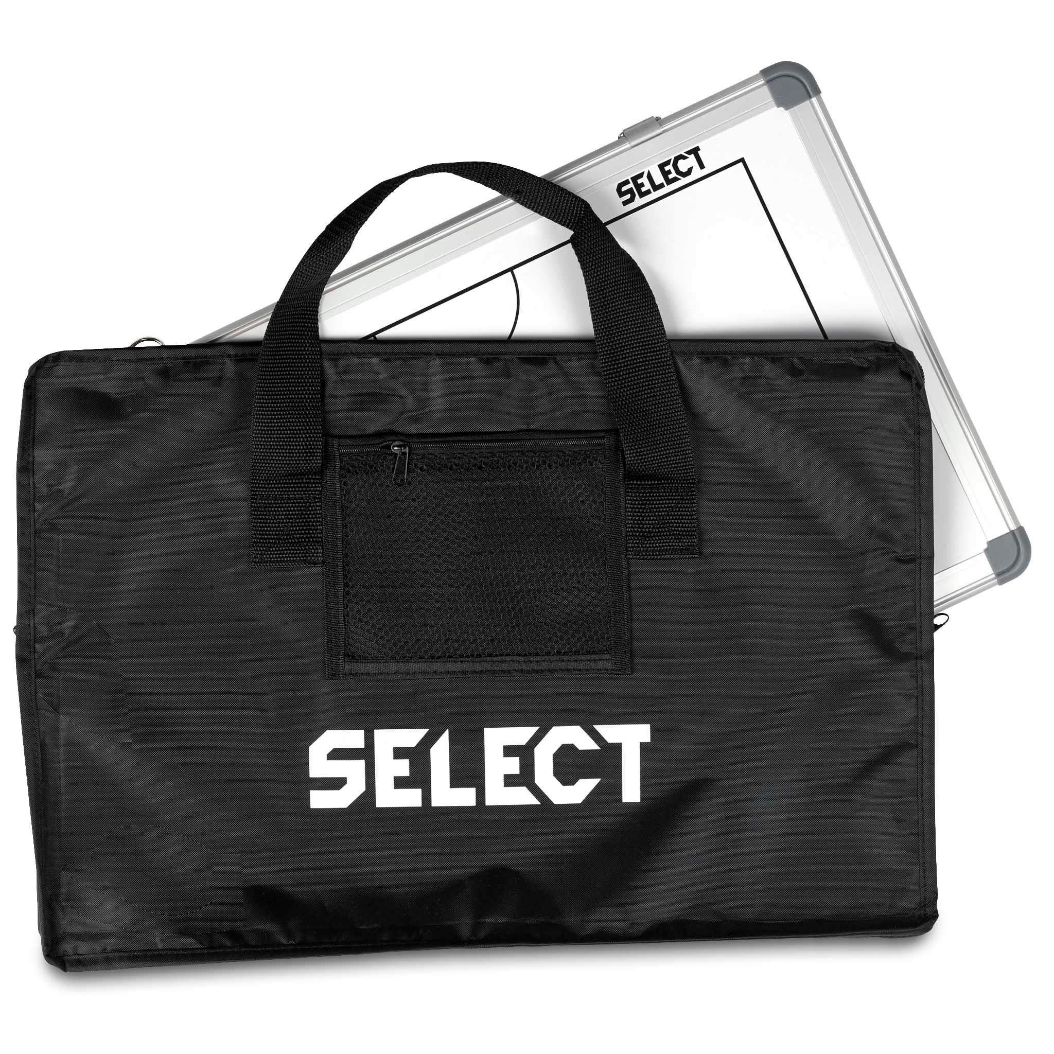 Tactics board alu football med svart väska och vitt SELECT-tryck, Other teamgear, framsida