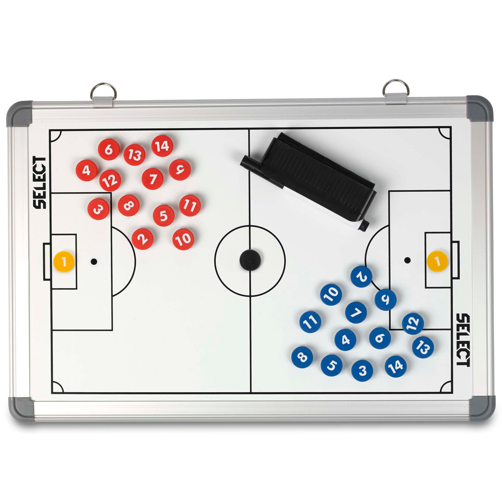 Taktikbräde för fotboll #färg_vit
