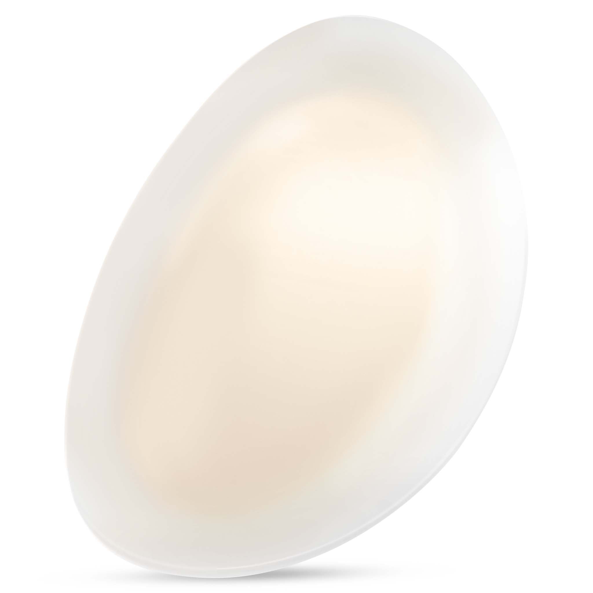 Framsida av Blister plaster medium 50/pack, Sports care. Vitt ovalt halvgenomskinligt plåster.