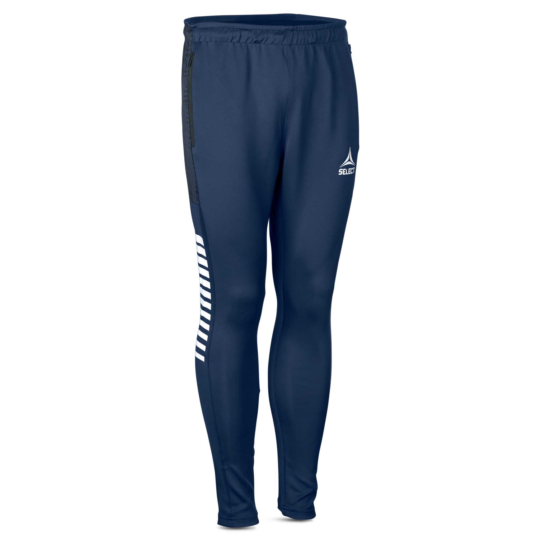 Monaco Träningsbyxor Slim Fit #färg_marin/vit