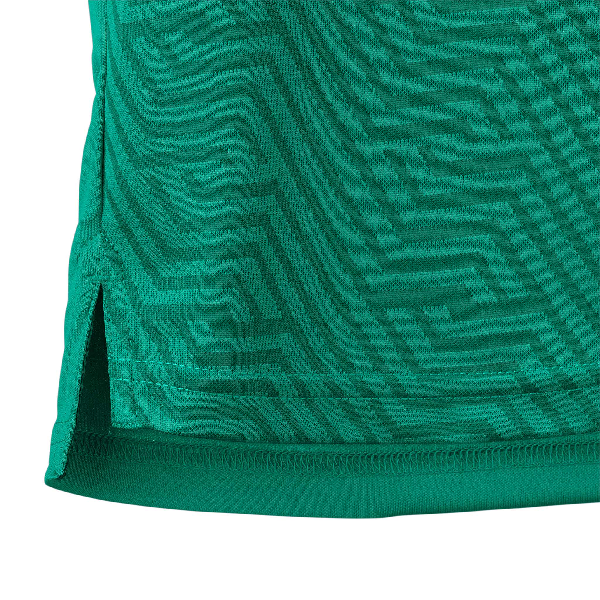 Monaco Kortärmad Spelartröja - Barn #färg_ #färg_grön/vit #färg_grön/vit