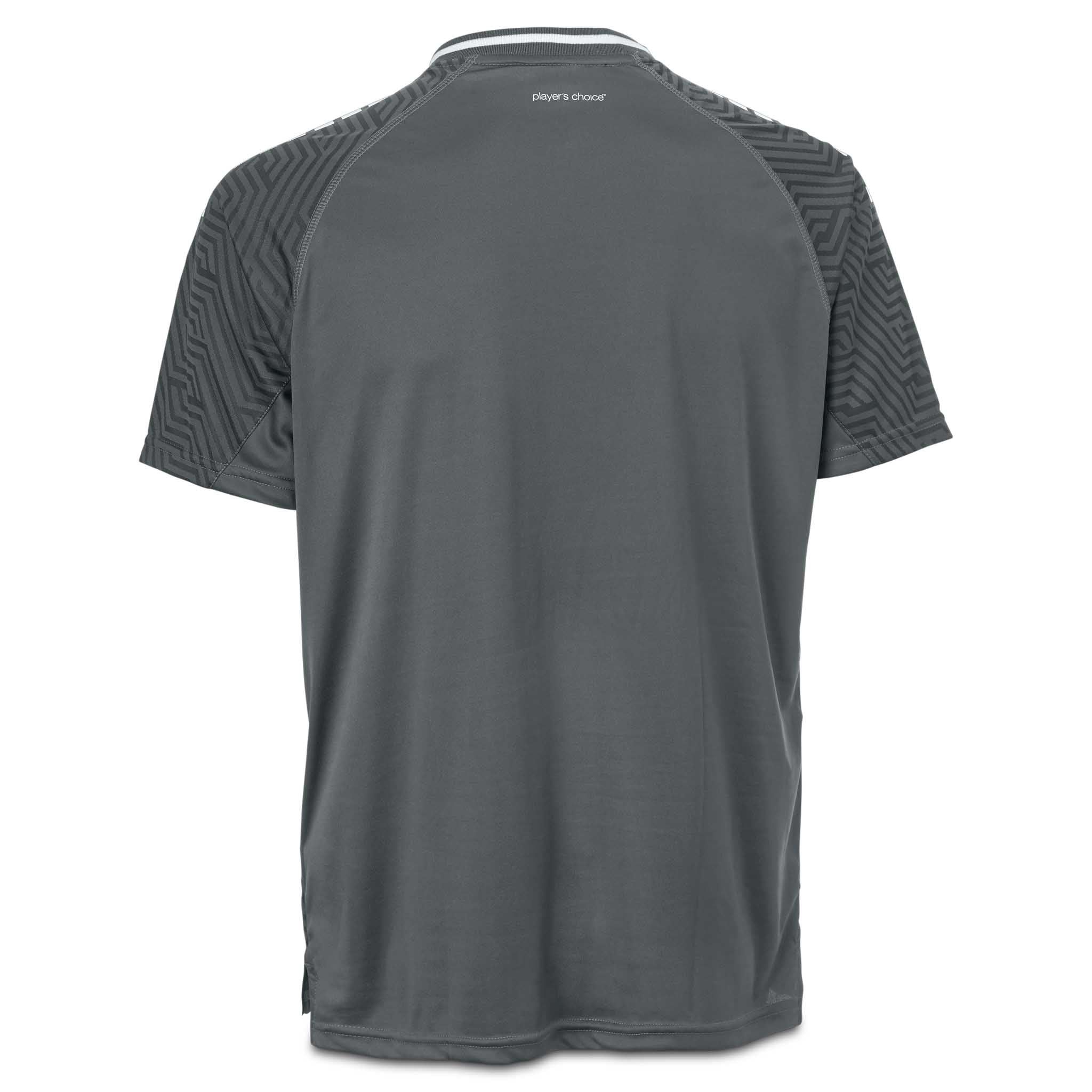 Monaco Kortärmad Spelartröja - Barn #färg_ #färg_grey/white