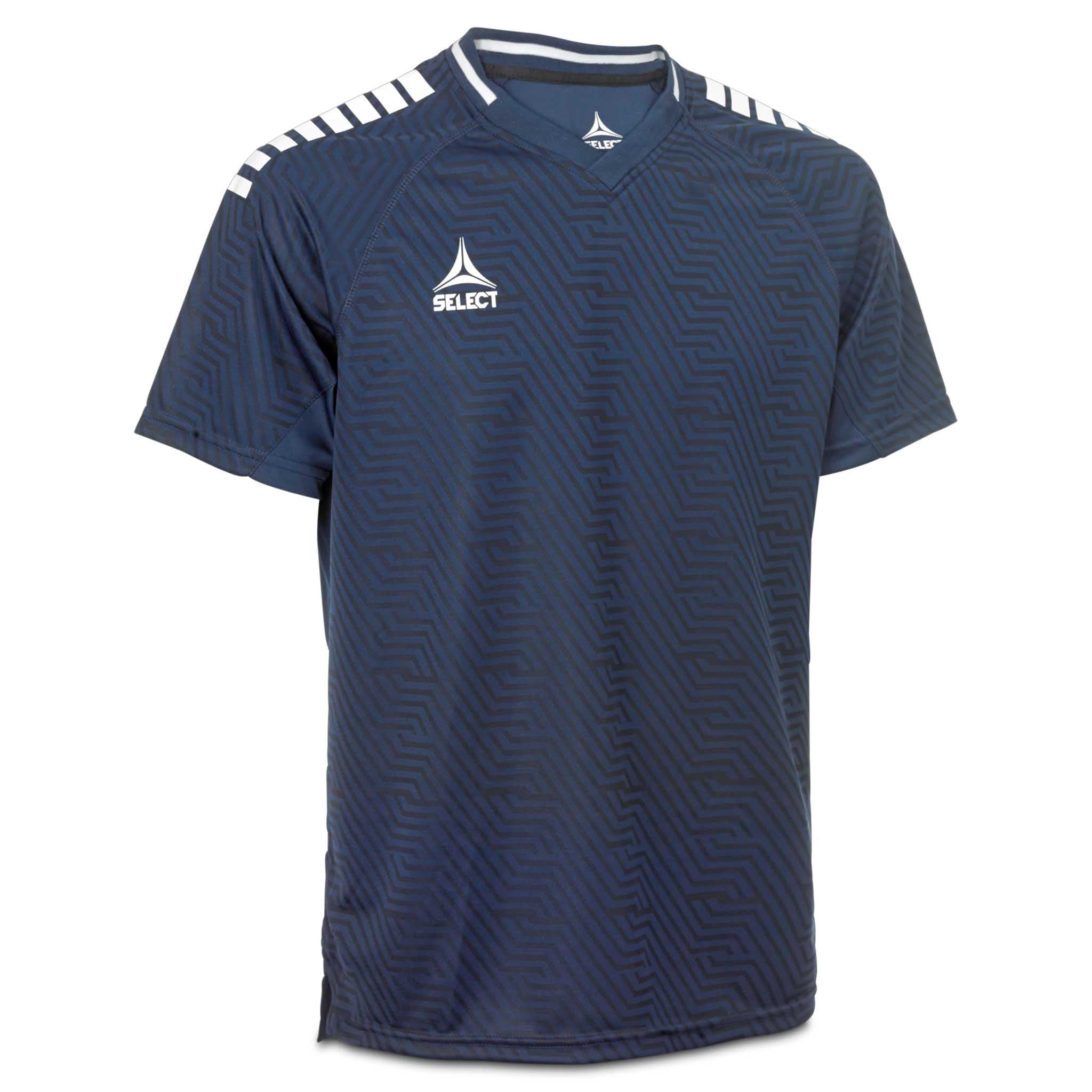 Monaco Kortärmad Spelartröja #färg_marin/vit