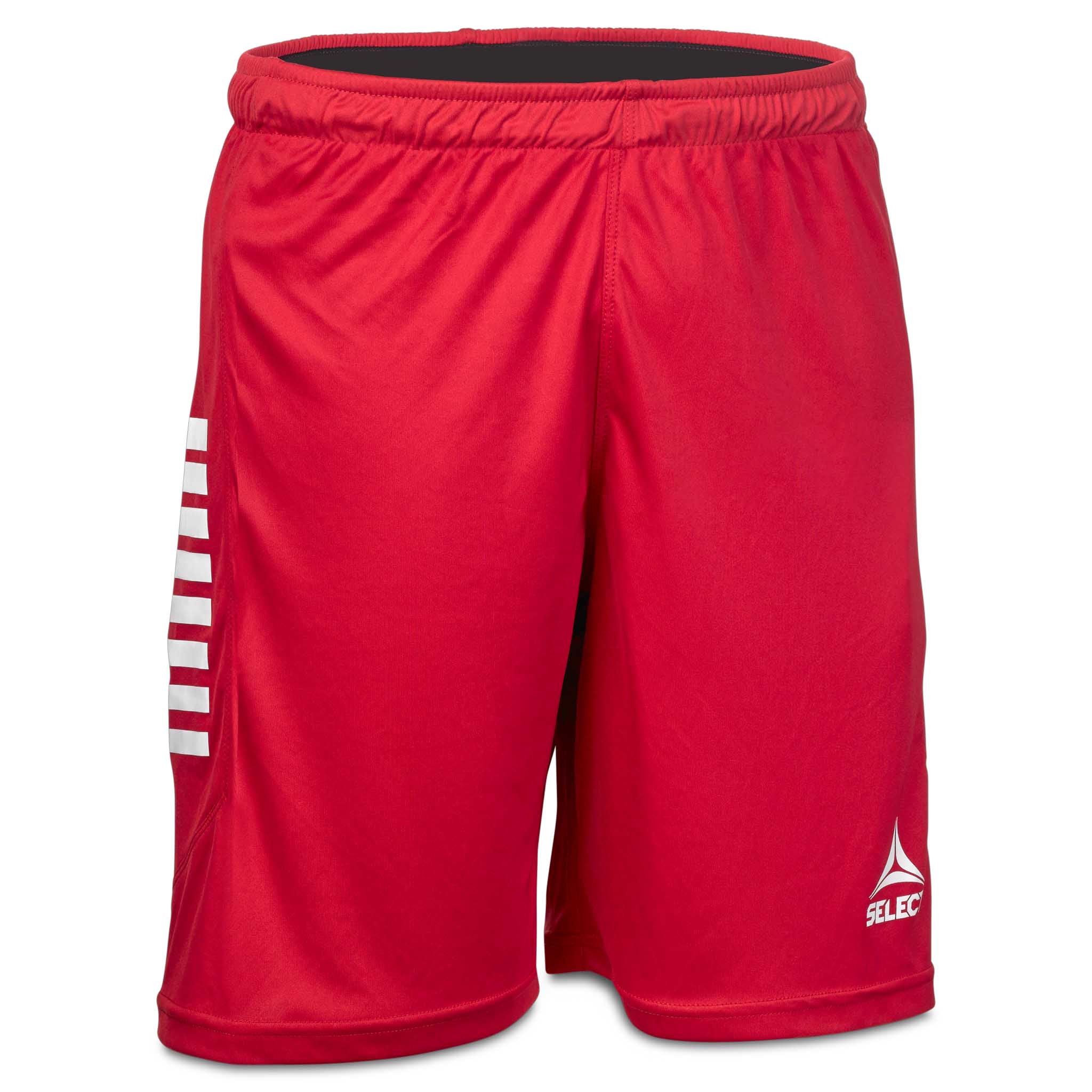 Framsida av röda & vita Player shorts Monaco v24, Match & Training kläder fotboll