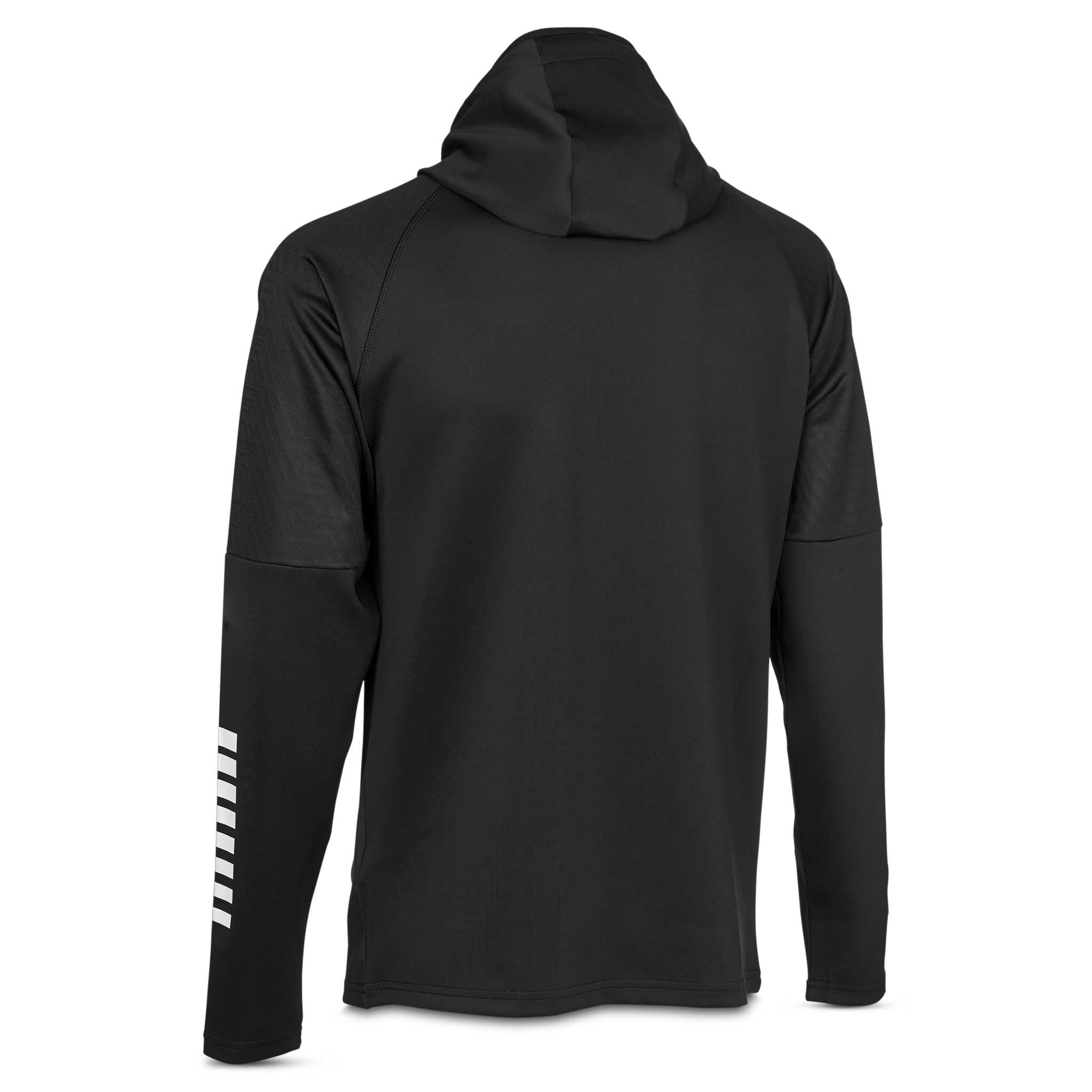 Monaco Zip hoodie - Barn #färg_ #färg_svart/vit #färg_svart/vit