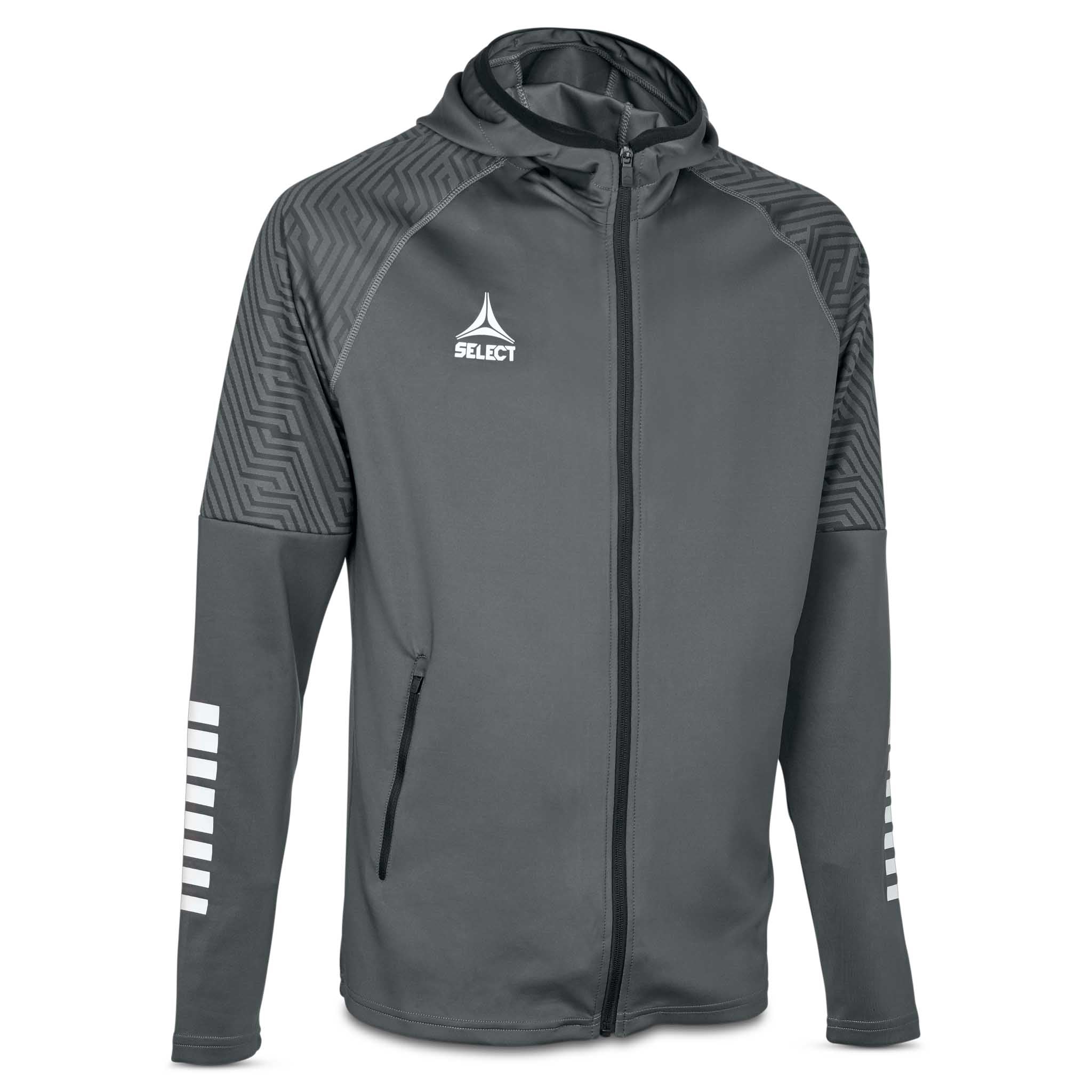 Monaco Zip hoodie - Barn #färg_grey/white