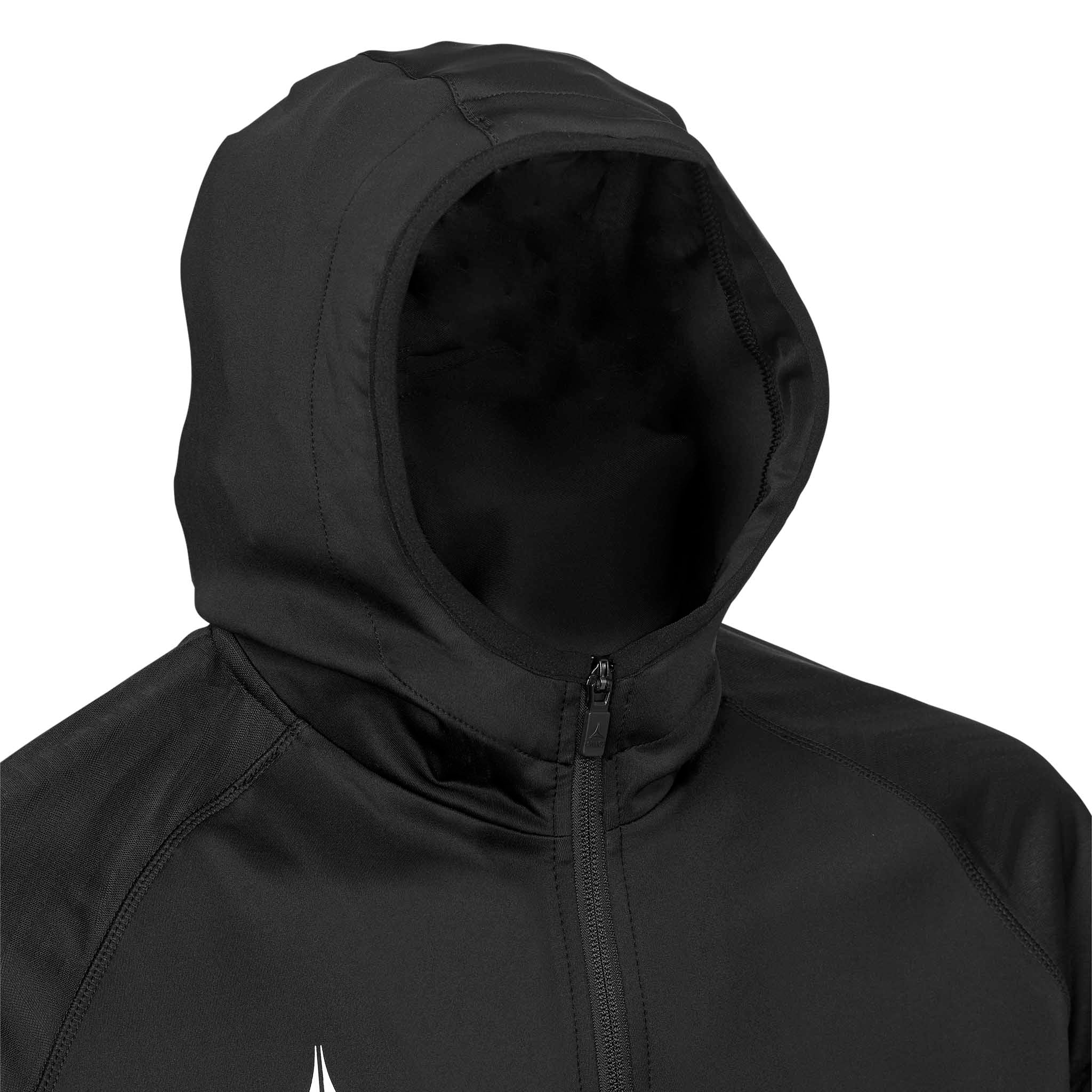 Monaco Zip hoodie - Barn #färg_ #färg_svart/vit #färg_svart/vit