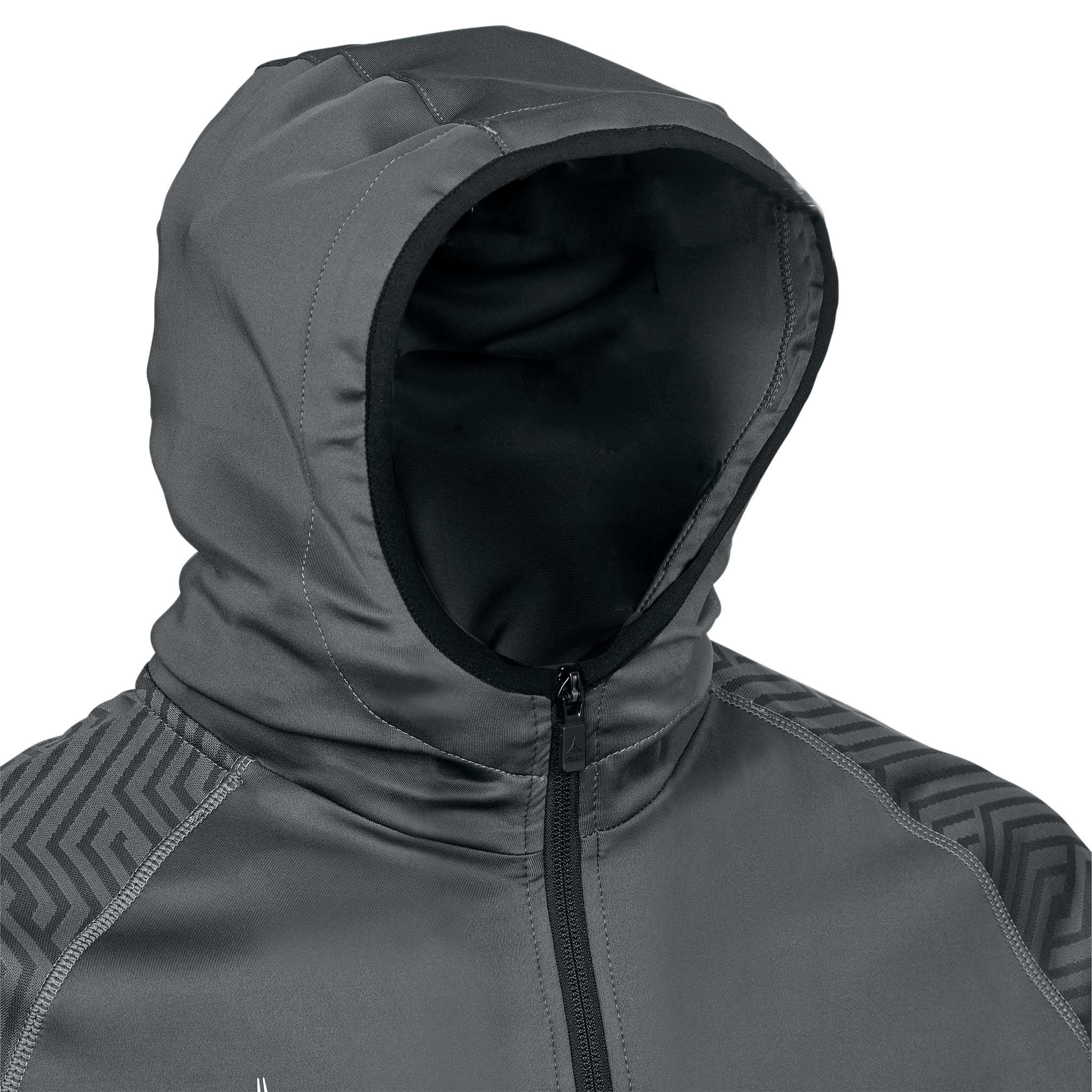 Monaco Zip hoodie - Barn #färg_ #färg_grey/white