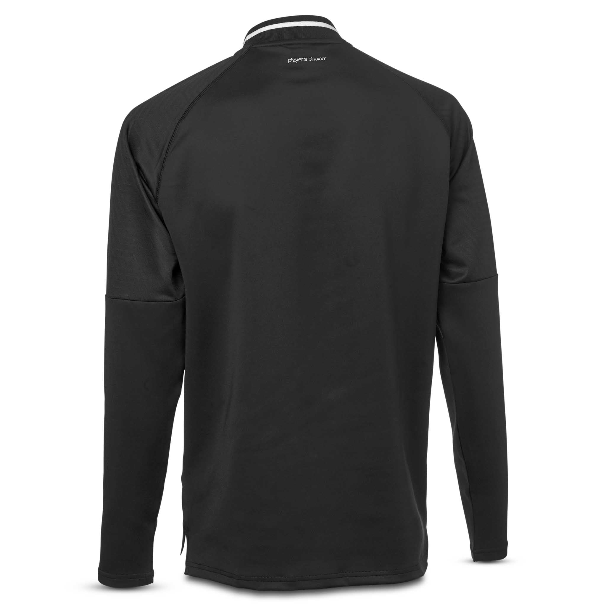 Monaco Sweatshirt för träning 1/2 dragkedja - Barn #färg_ #färg_svart/vit #färg_svart/vit