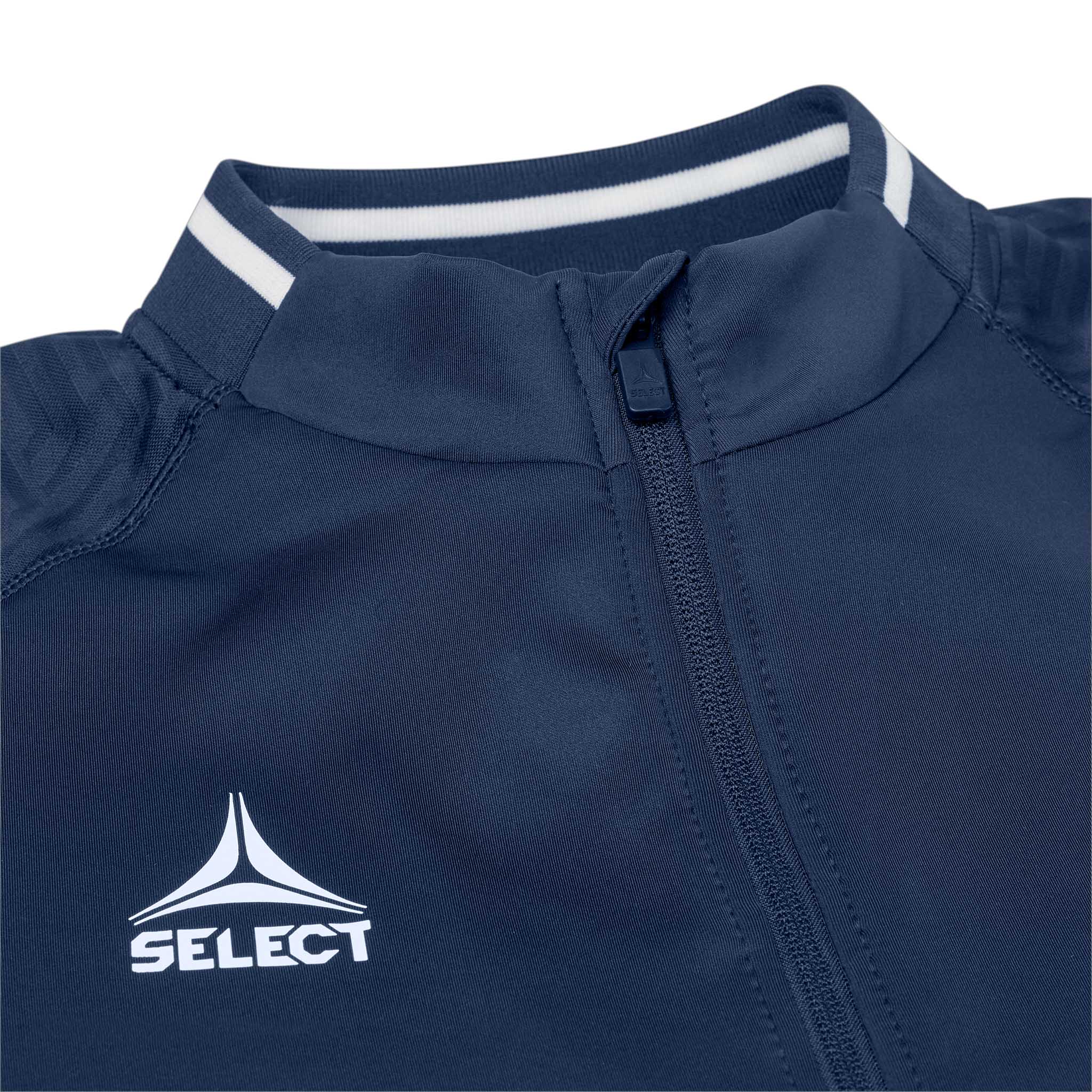 Monaco Sweatshirt för träning 1/2 dragkedja - Barn #färg_ #färg_marin/vit #färg_marin/vit