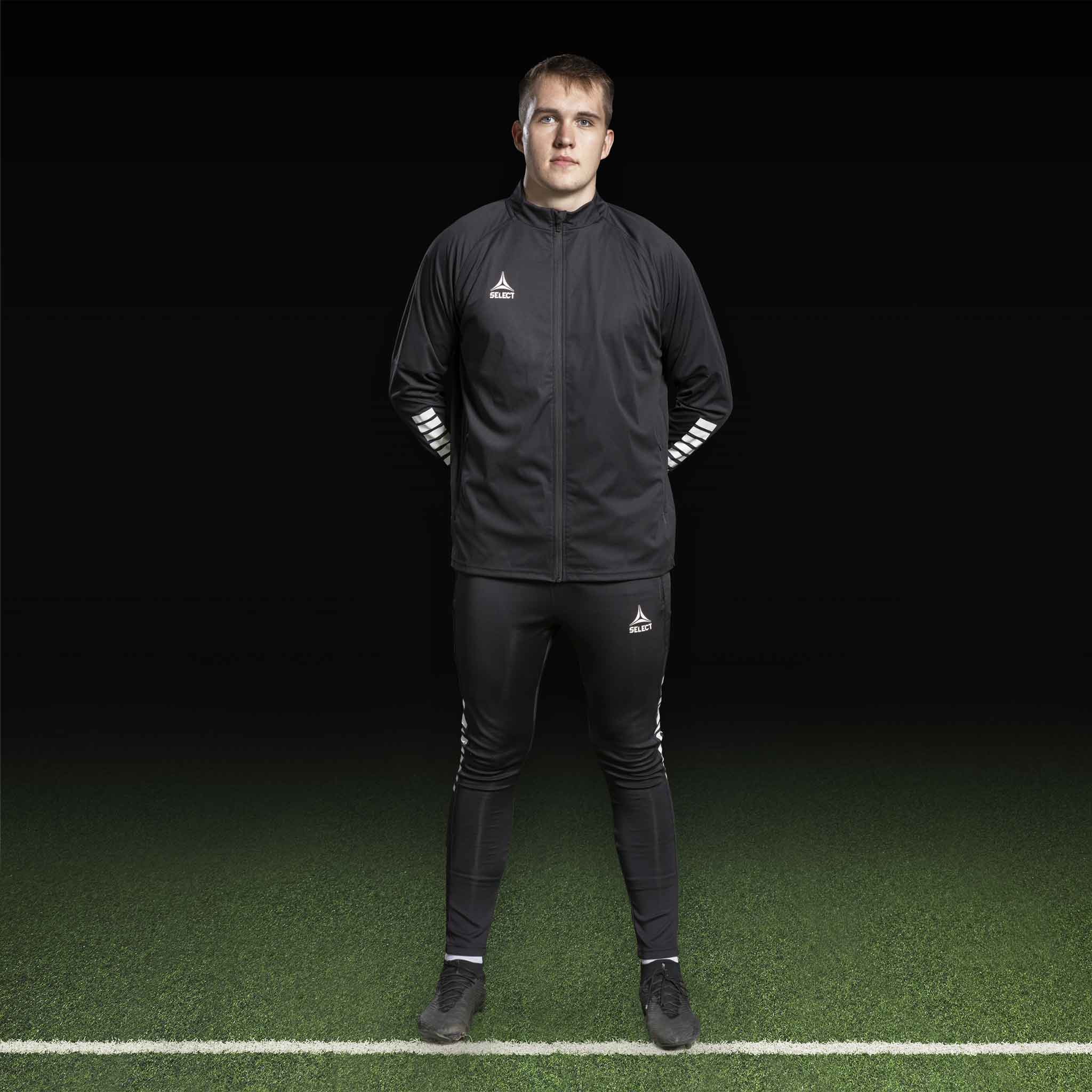 Monaco Träningsbyxor Slim Fit #färg_ #färg_svart/vit #färg_svart/vit