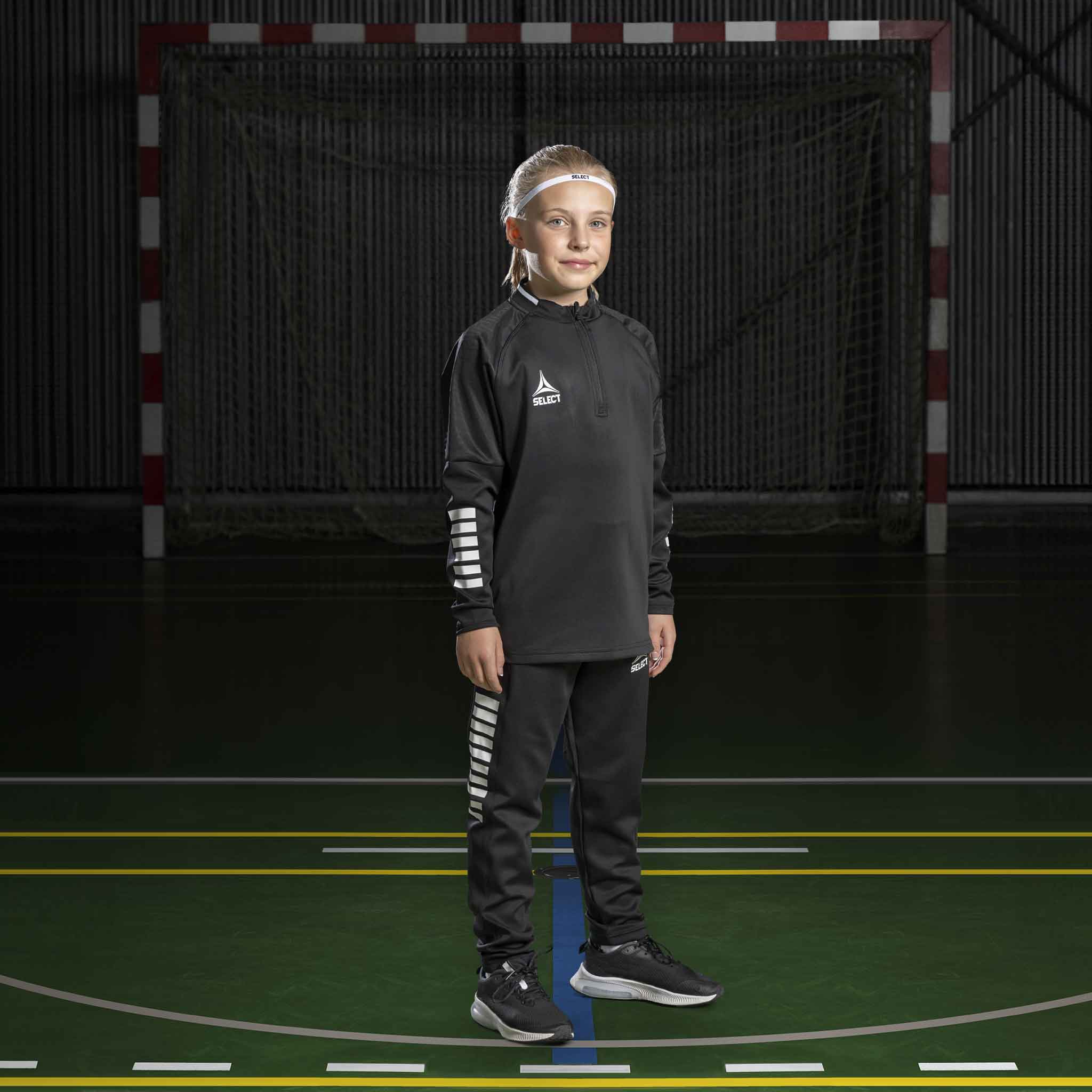 Monaco Träningsbyxor Regular Fit - Barn #färg_ #färg_svart/vit #färg_svart/vit