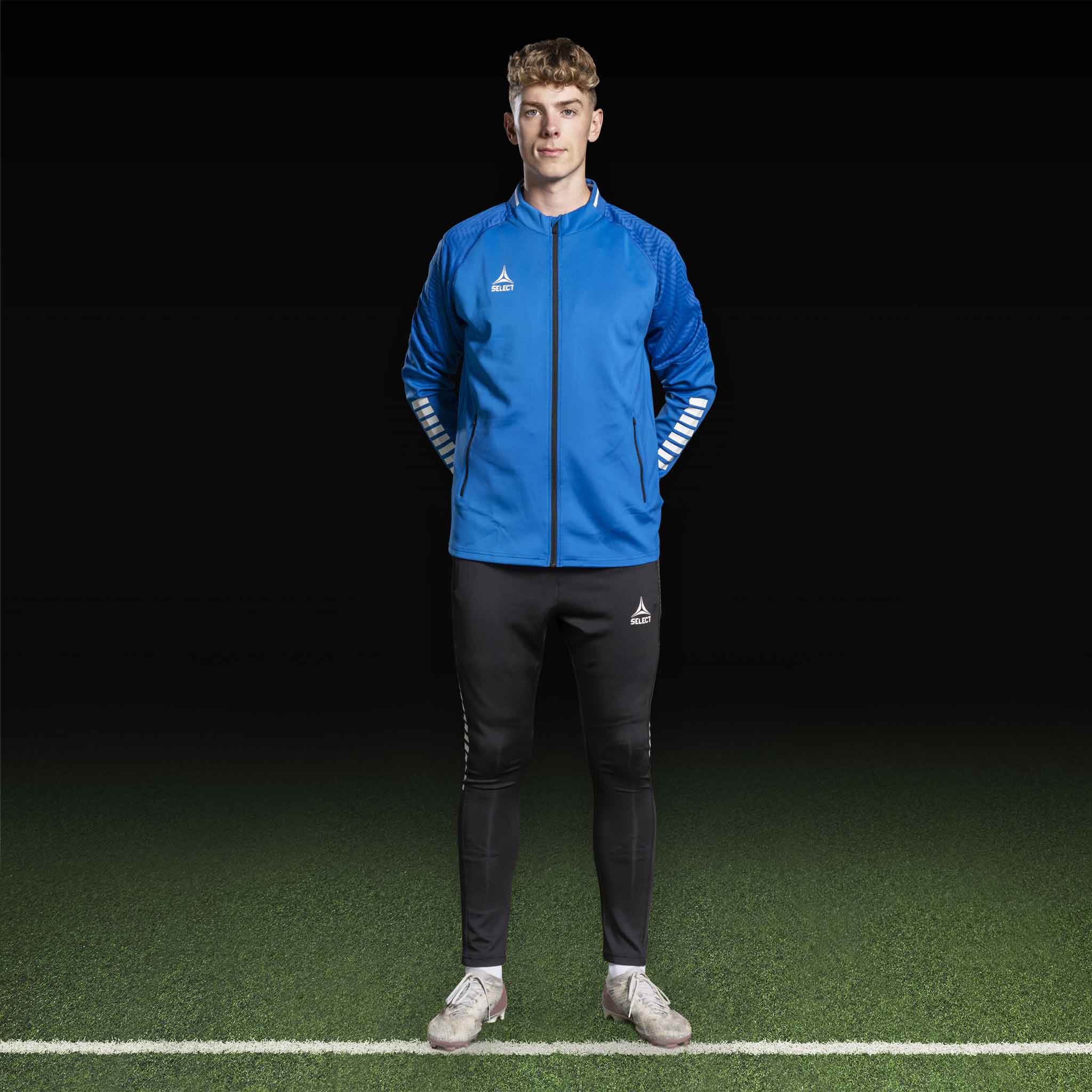 Monaco Träningsbyxor Slim Fit #färg_ #färg_blå/vit #färg_svart/vit