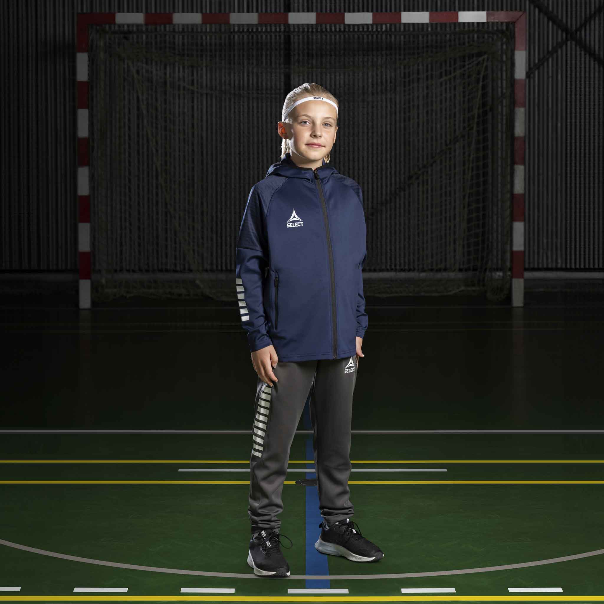 Monaco Träningsbyxor Regular Fit - Barn #färg_ #färg_marin/vit #färg_grey/white