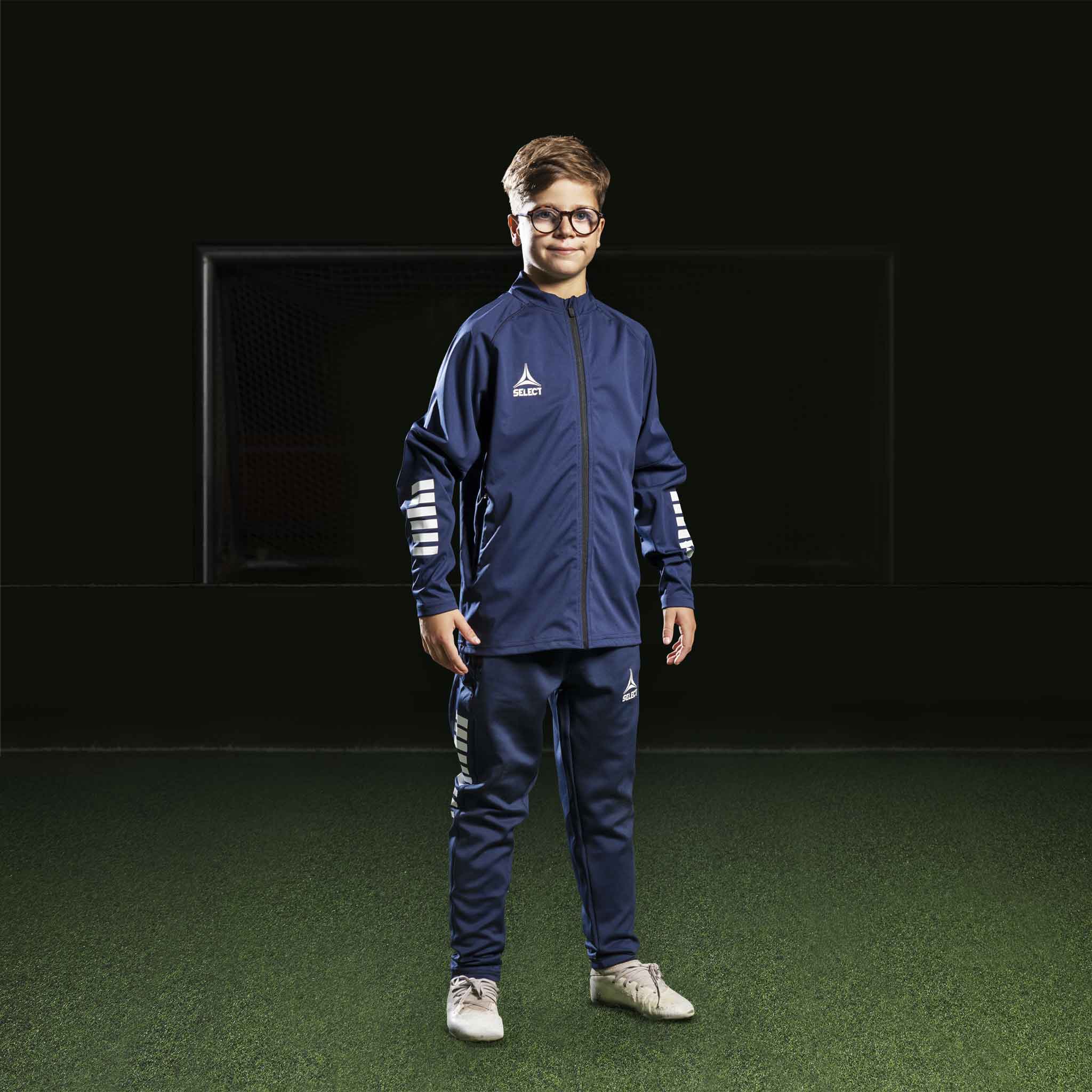 Monaco Träningsjacka - Barn #färg_ #färg_marin/vit #färg_marin/vit