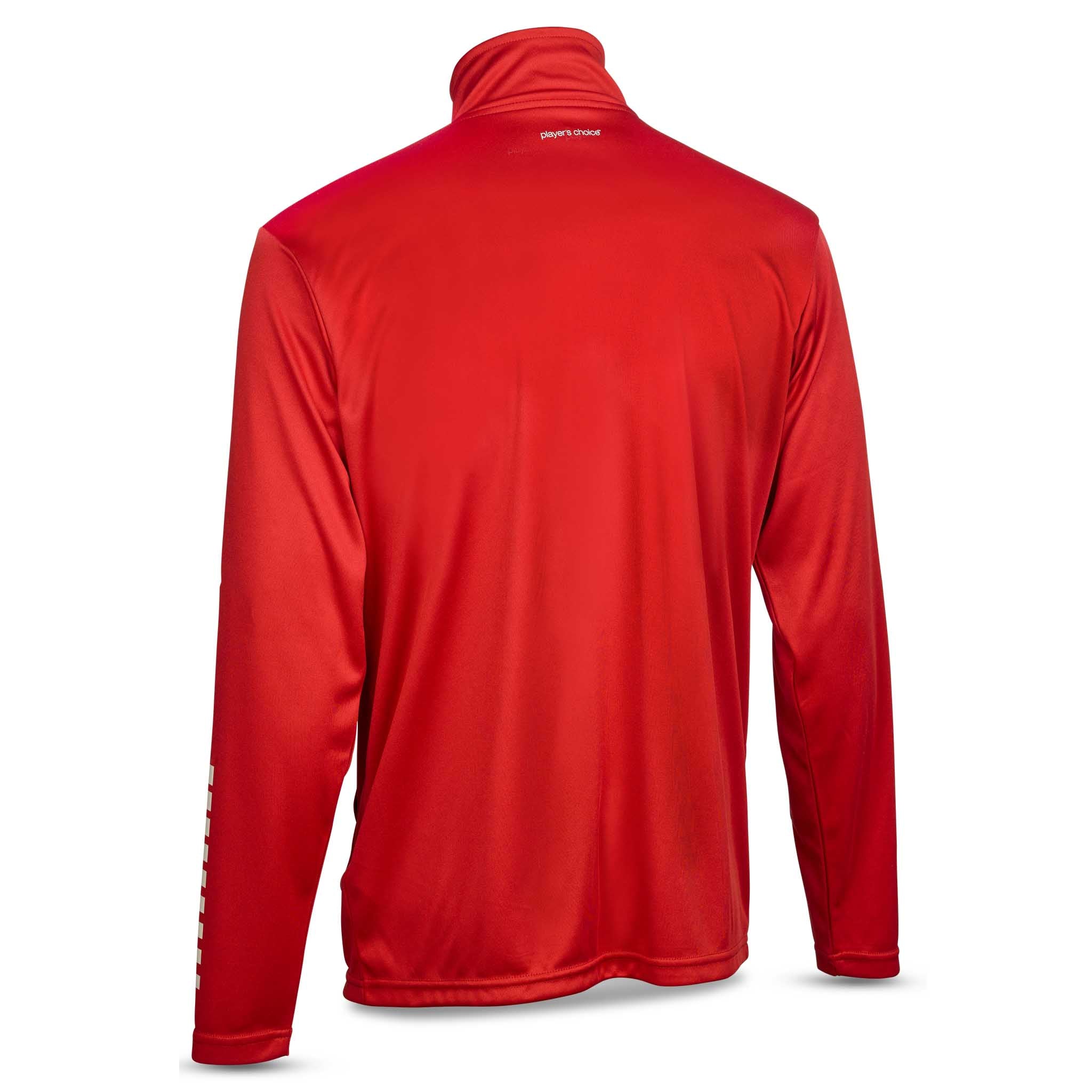 Pisa zip träningsjacka #färg_ #färg_röd/vit #färg_röd/vit