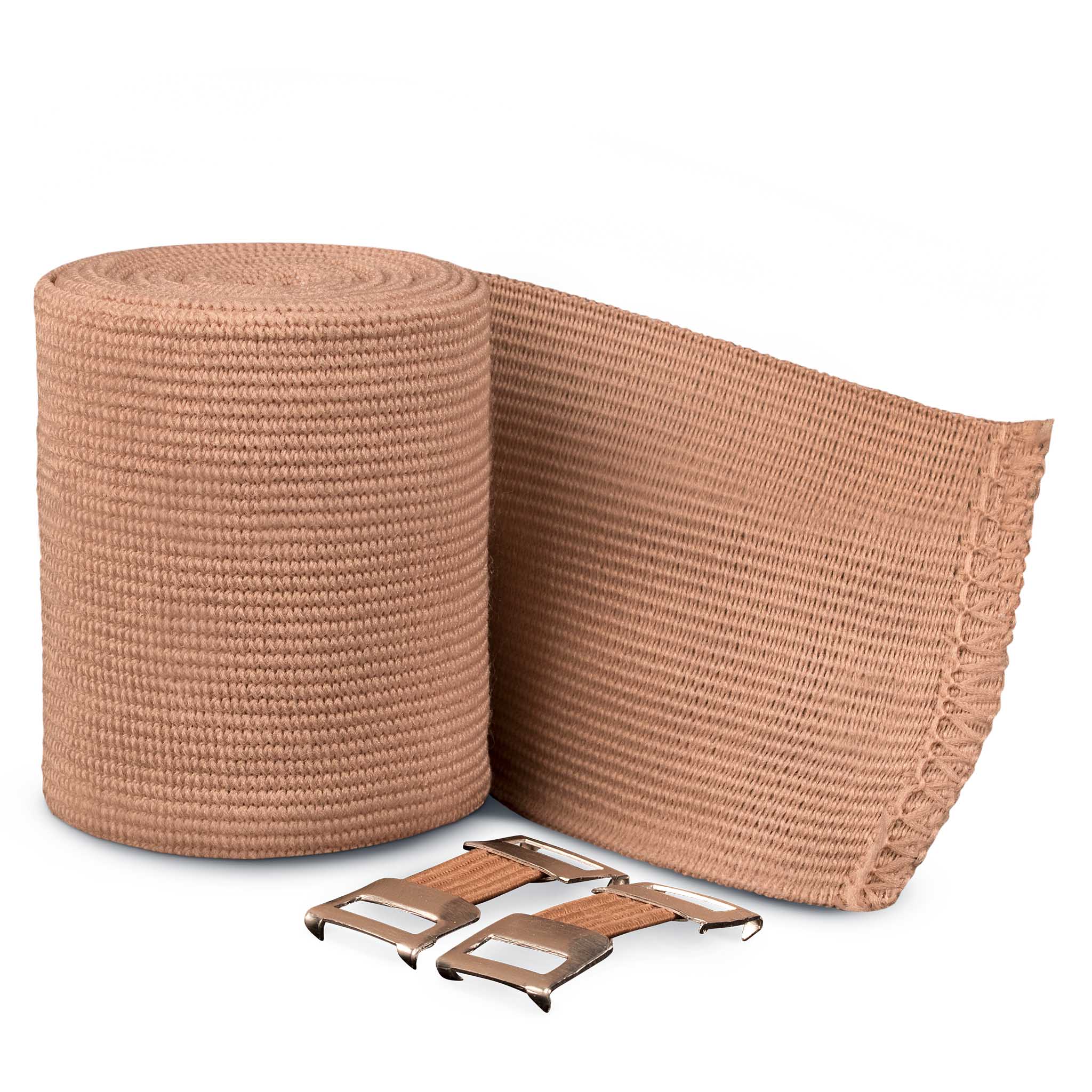 Elastiskt bandage (7,5 cm. x 7 m.) #färg_beige