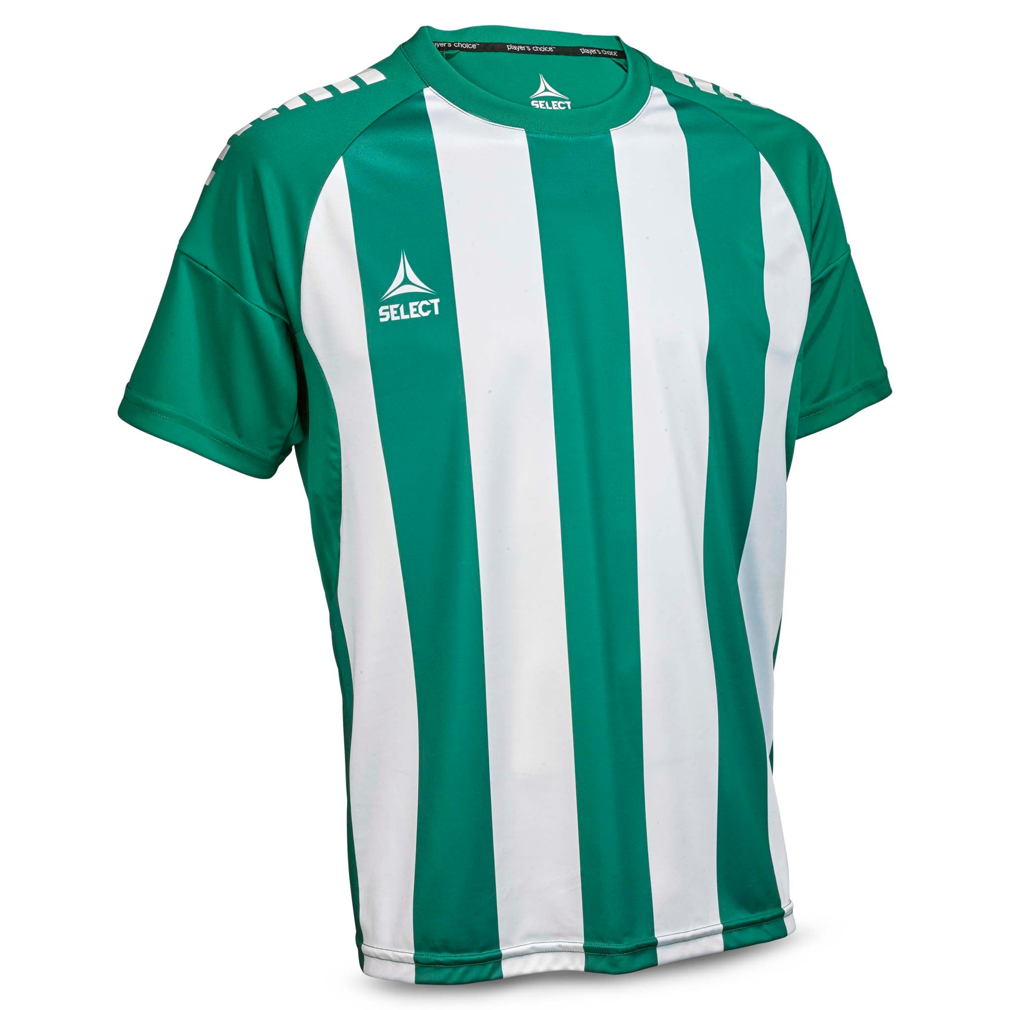 Spain Kortärmad spelartröja randig #färg_grön/vit