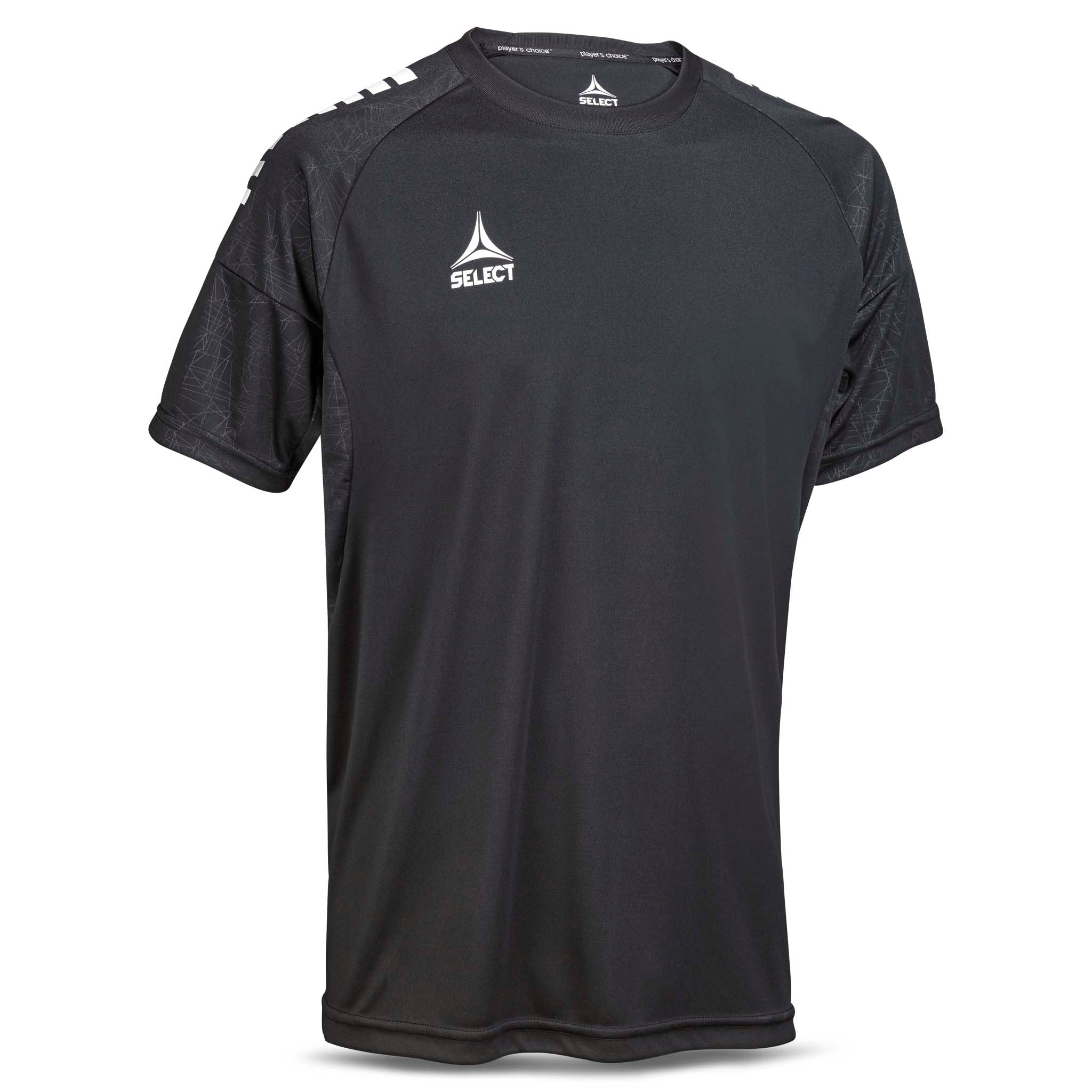 Spain Kortärmad spelartröja #färg_svart/vit