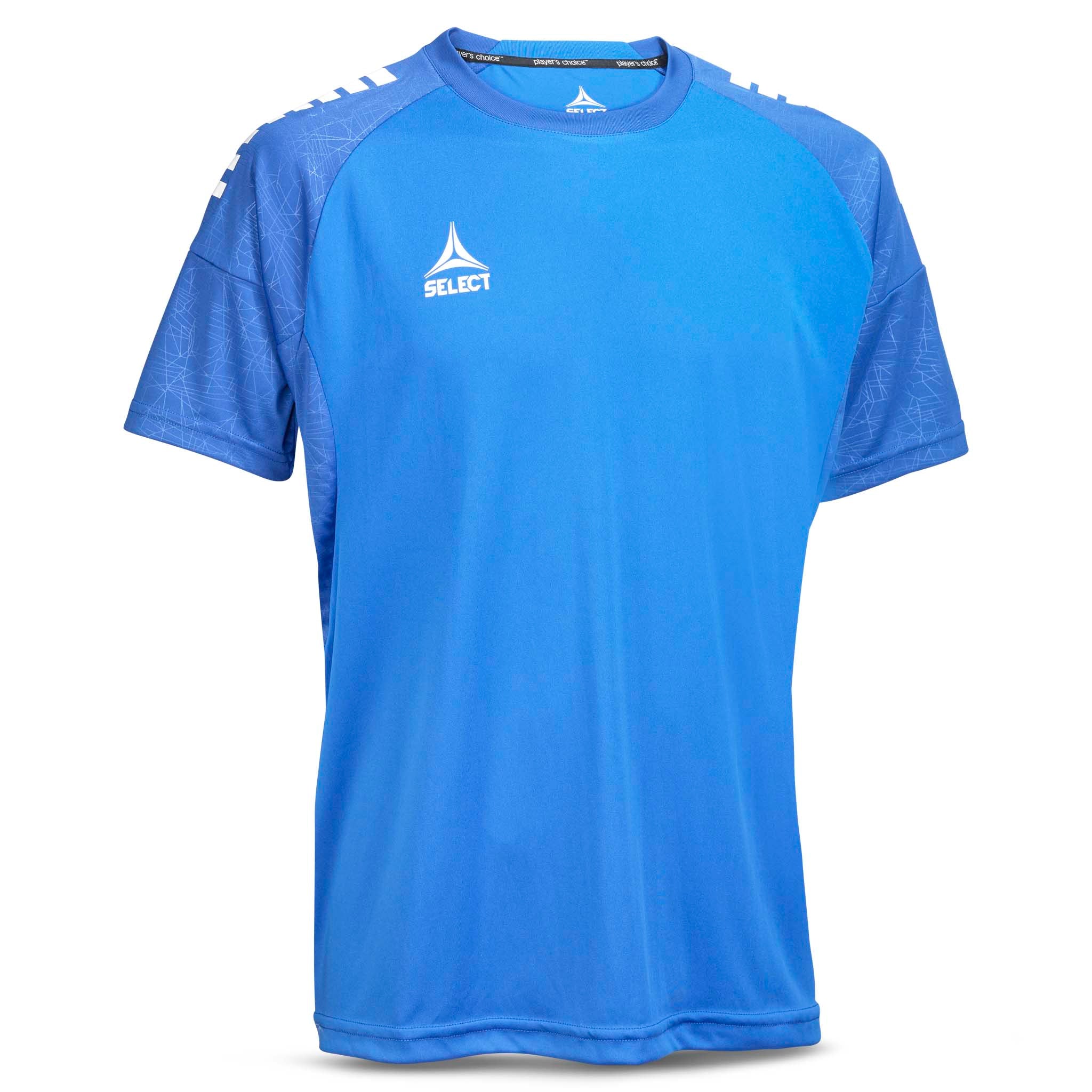 Spain Kortärmad spelartröja #färg_blå/vit