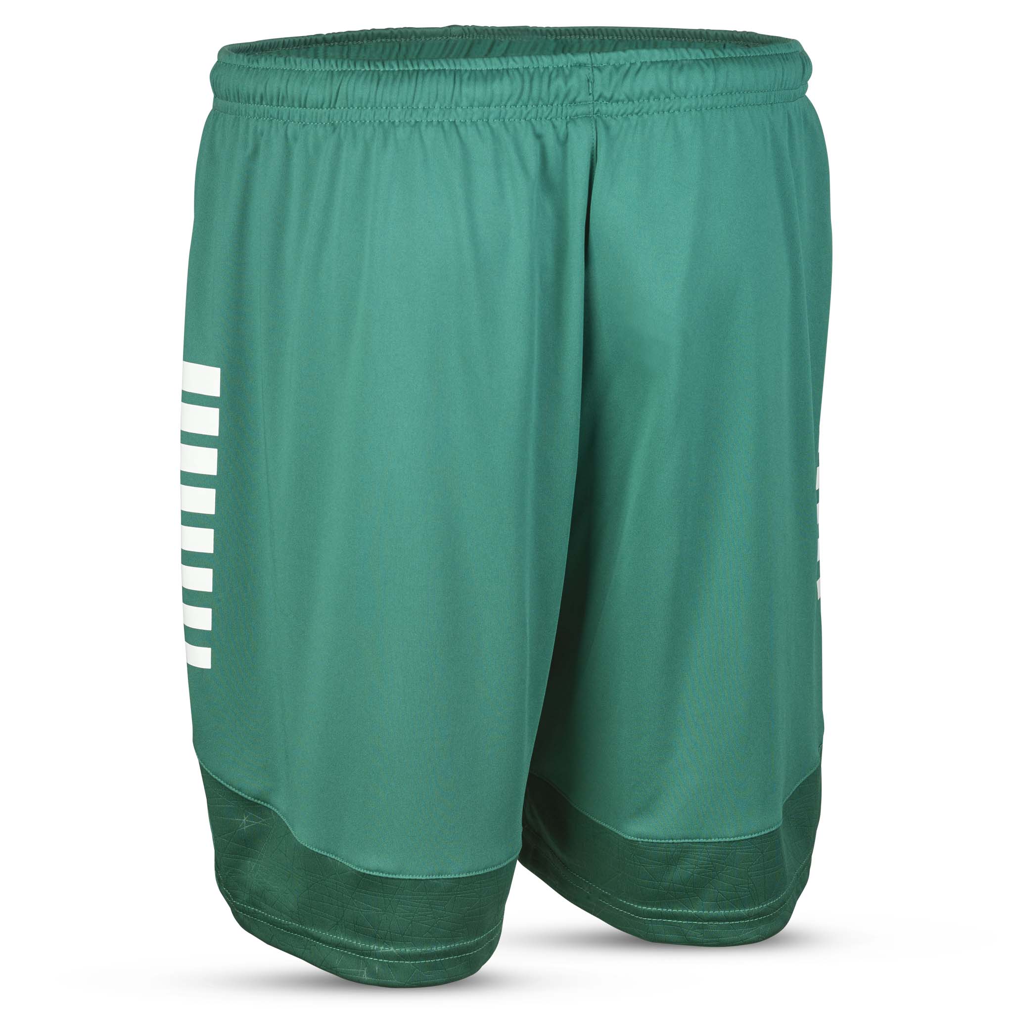 Gröna Player shorts Spain v25, Match- & träningskläder, vita ränder, baksida