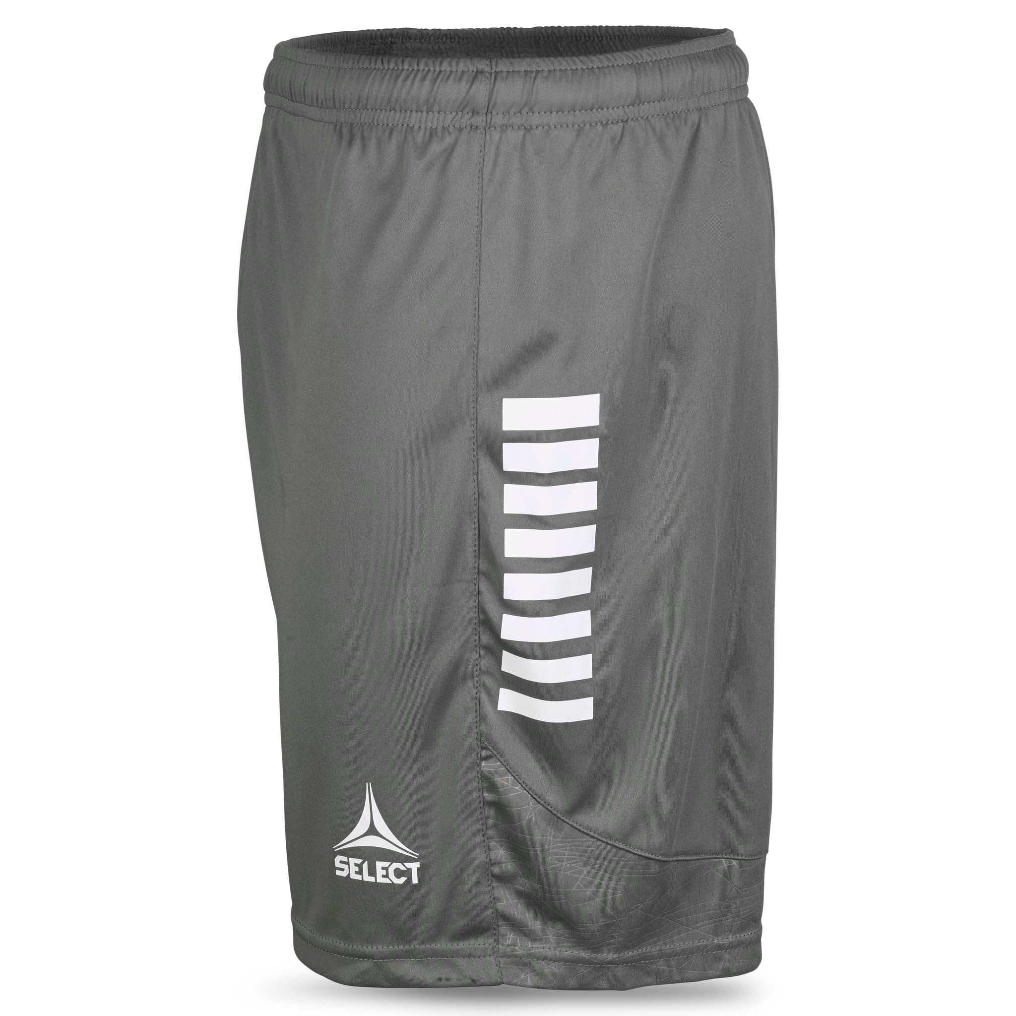 Player shorts Spain v25, grå med vita detaljer, Match & Training wear, sedd från vänster