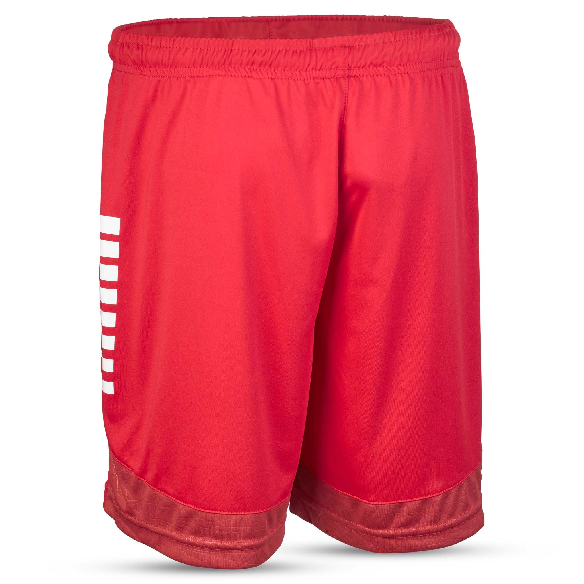 Röda Player shorts Spain v25, Match & Training wear, vit logga, sedd bakifrån