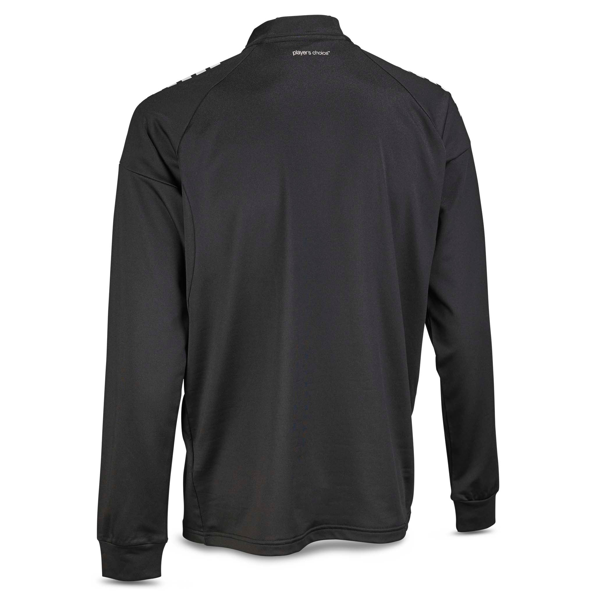 Baksida av svart Training sweat 1/2 zip Spain v25, fotboll Match & Training wear