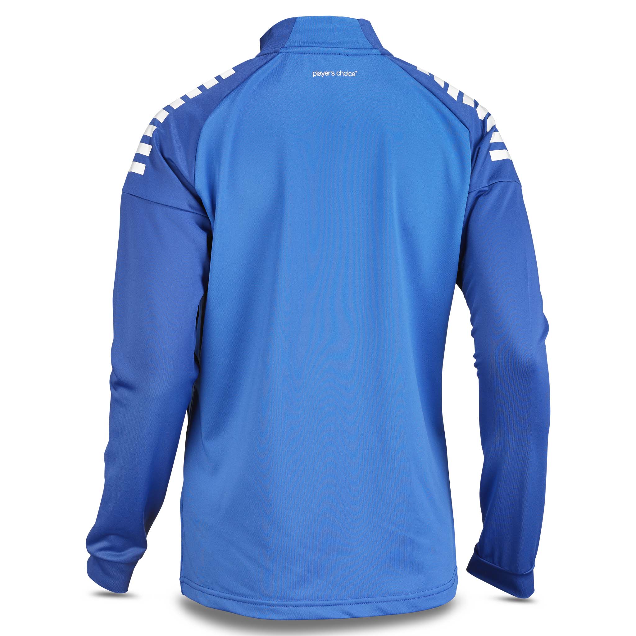 Baksida av blå och vit Training zip jacket Spain woman v25, Match & Training fotbollskläder
