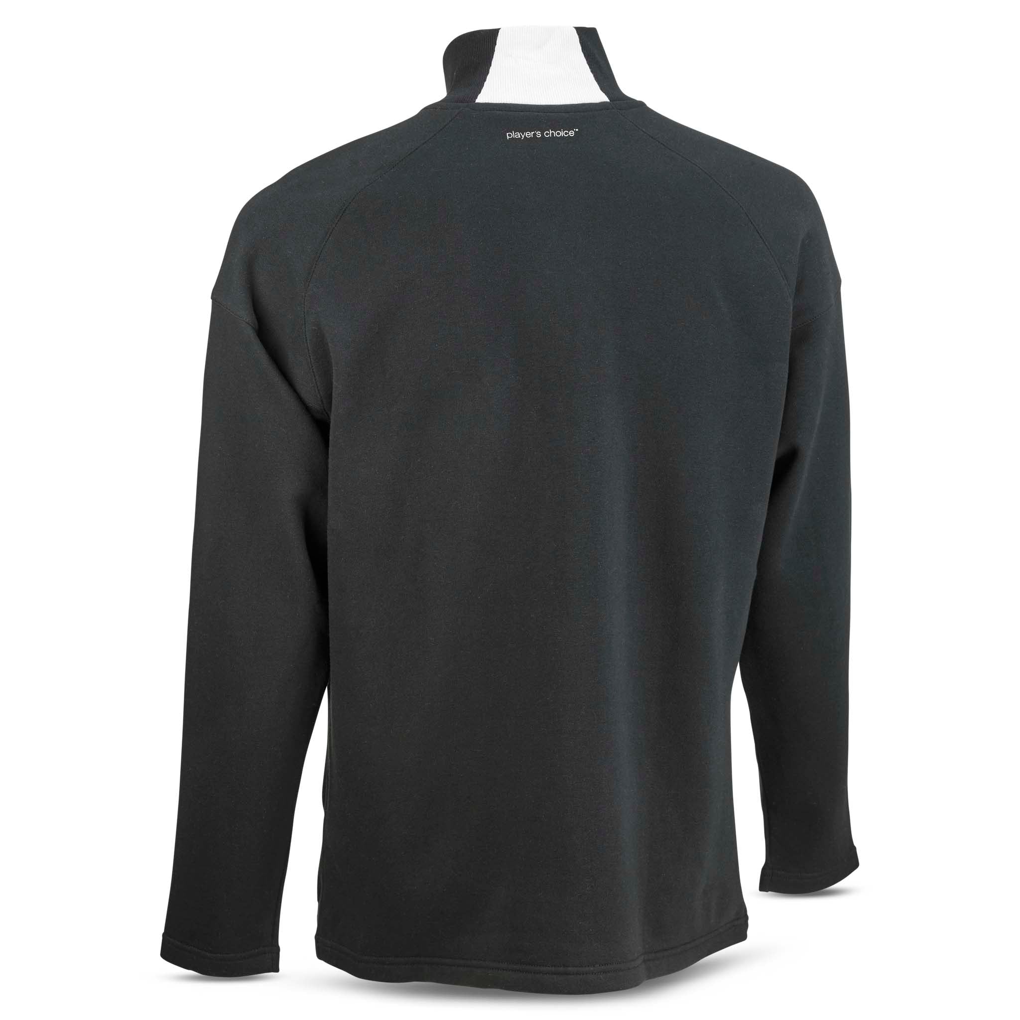 Svart Zip jacket Oxford v25, fritidskläder, sett bakifrån