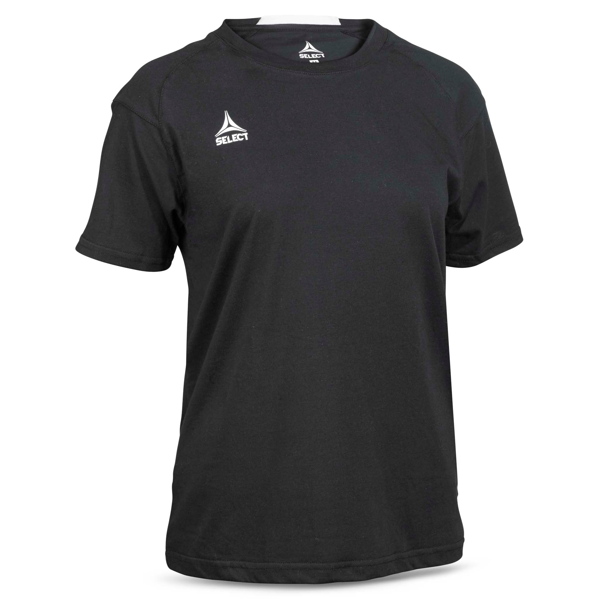 Svart T-Shirt Oxford woman v25, fritidskläder, framsida med vit logga