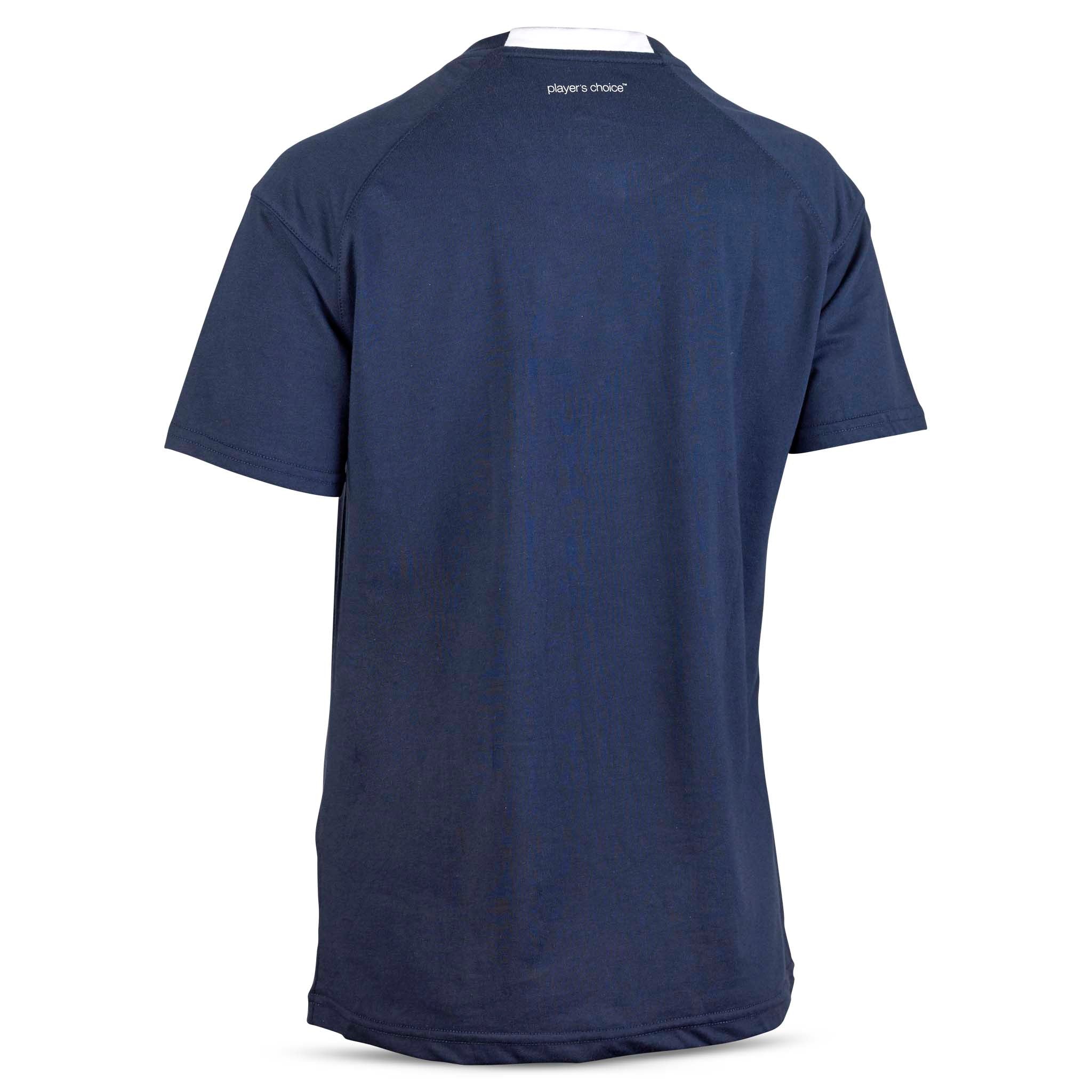 Marinblå T-Shirt Oxford woman v25, fritidskläder, sett bakifrån