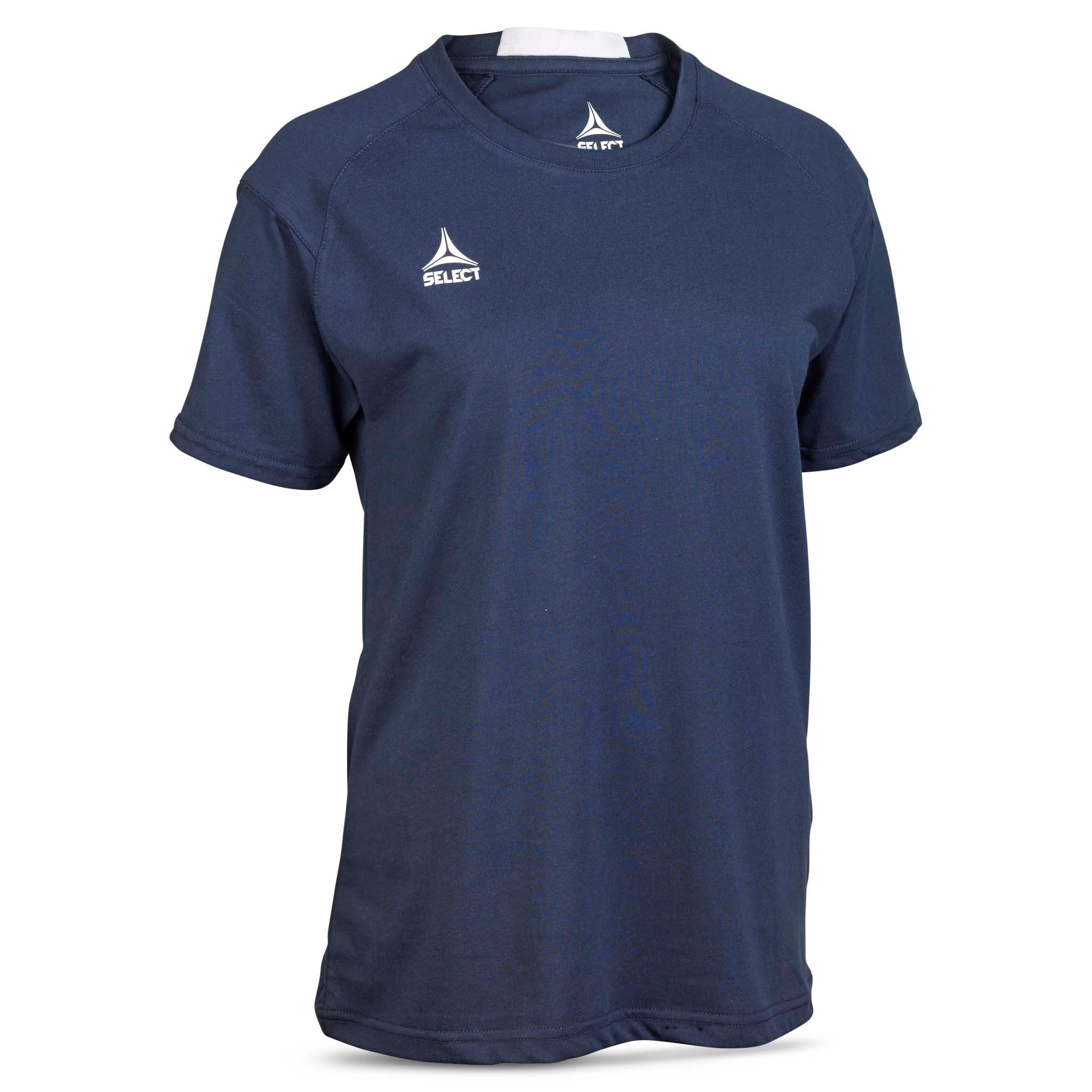 Marinblå T-Shirt Oxford woman v25, fritidskläder, framsida