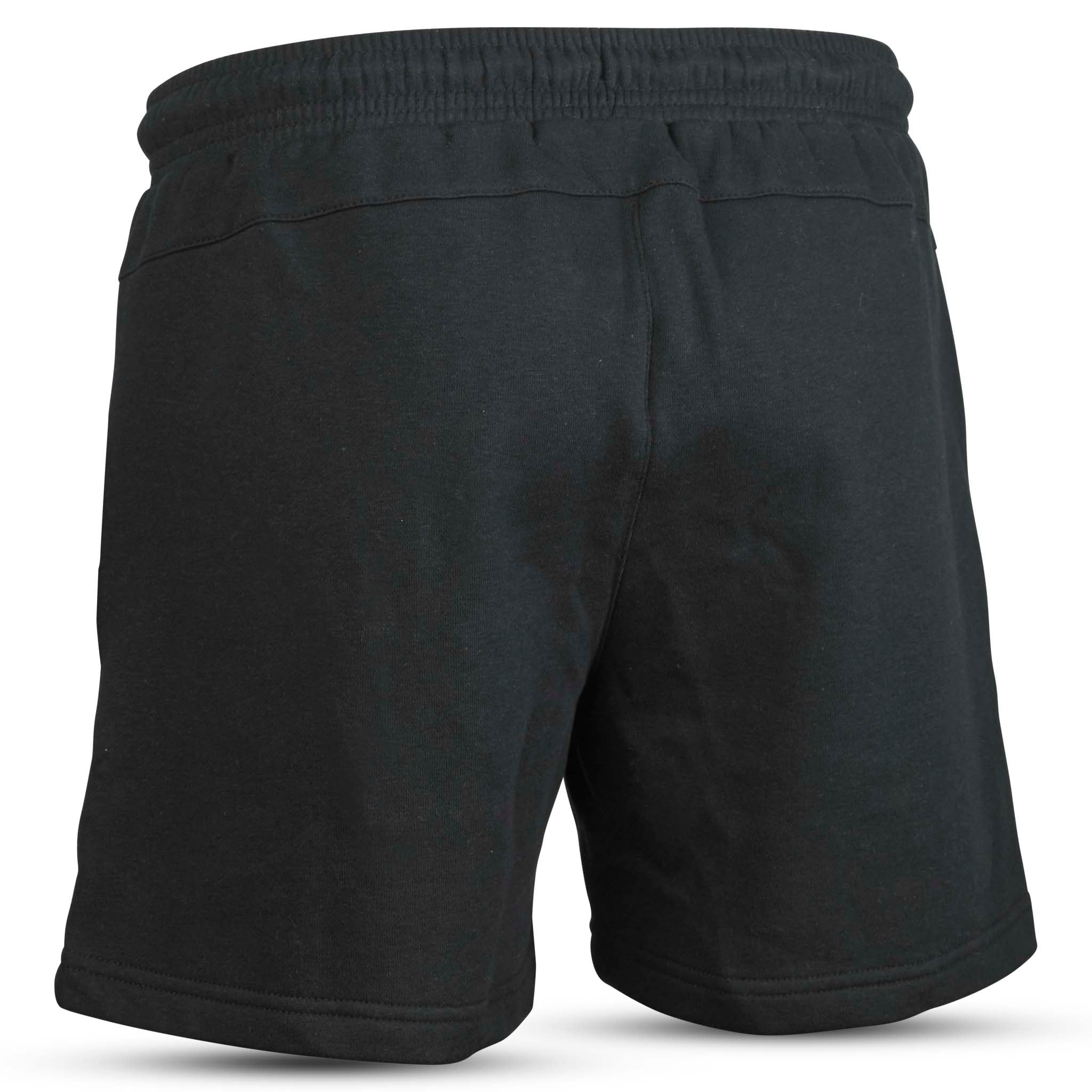 Svarta Sweat shorts Oxford women v25, fritidskläder, baksida med resår i midjan.