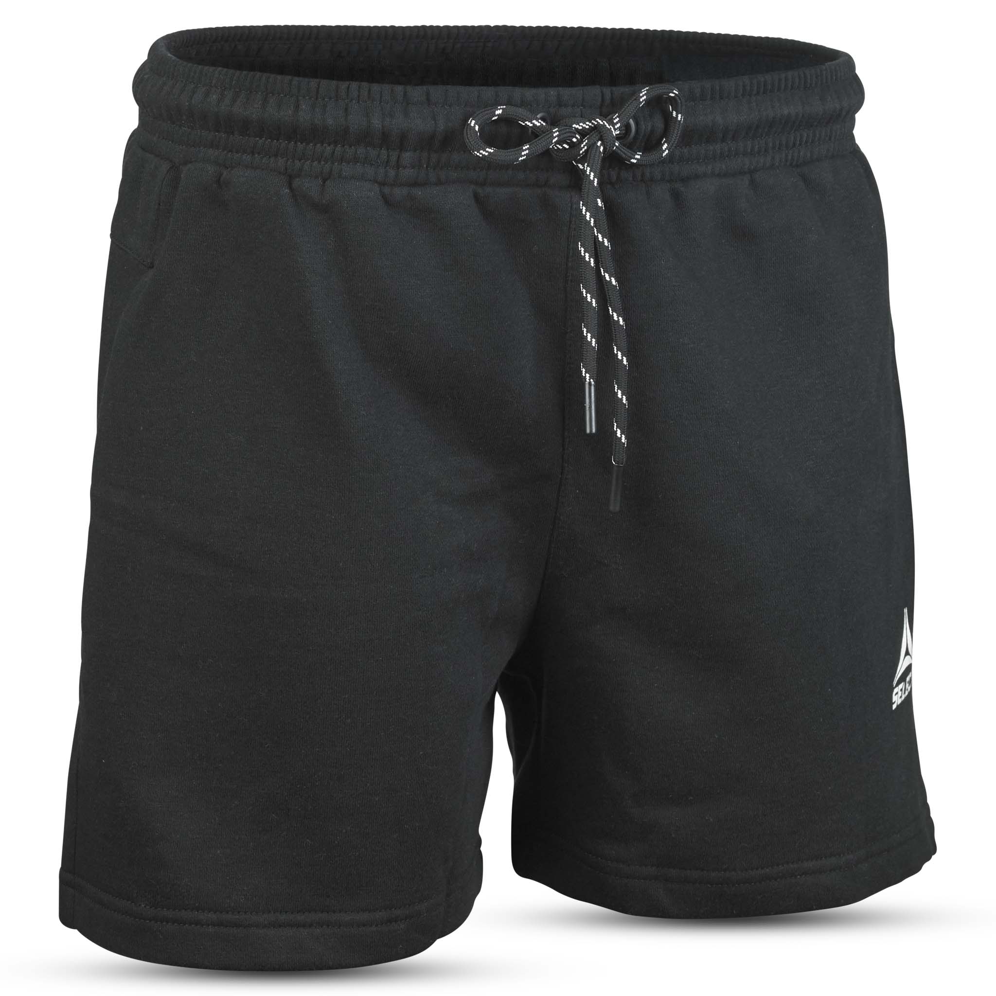 Svarta Sweat shorts Oxford women v25, fritidskläder, framsida med dragsko och logga.