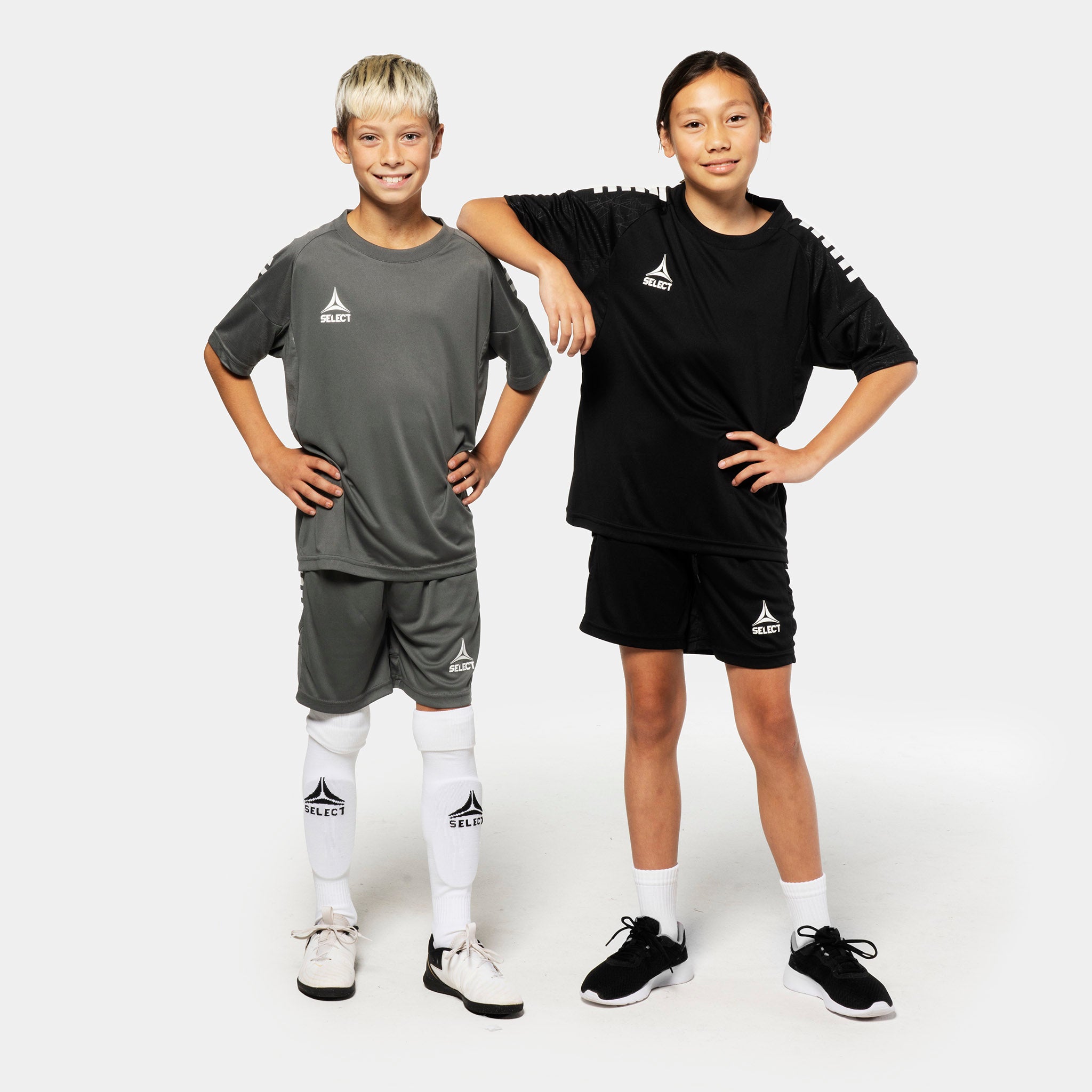 Spain Shorts - Barn #färg_ #färg_grey/white