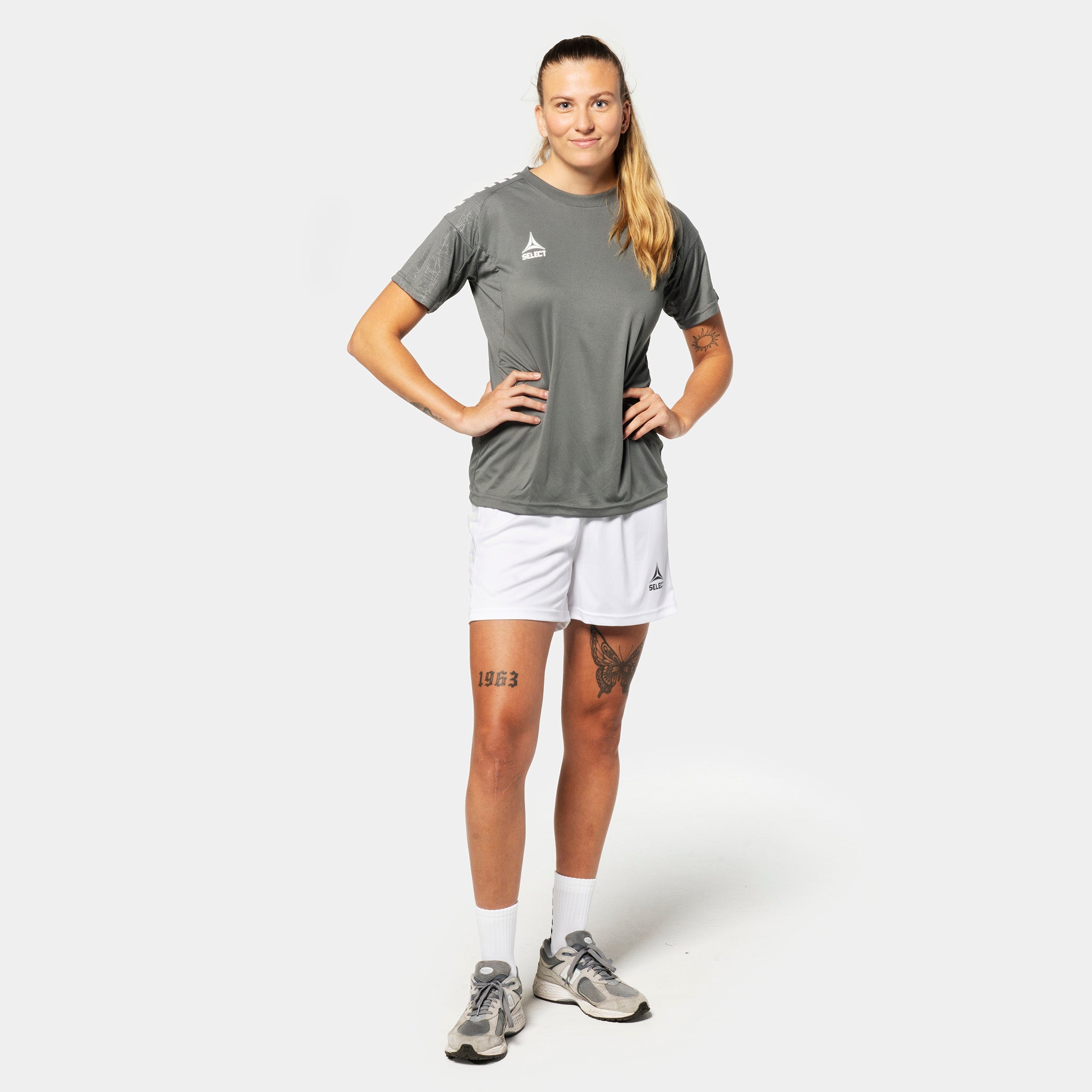 Spain Kortärmad spelartröja - Kvinnor #färg_ #färg_grey/white