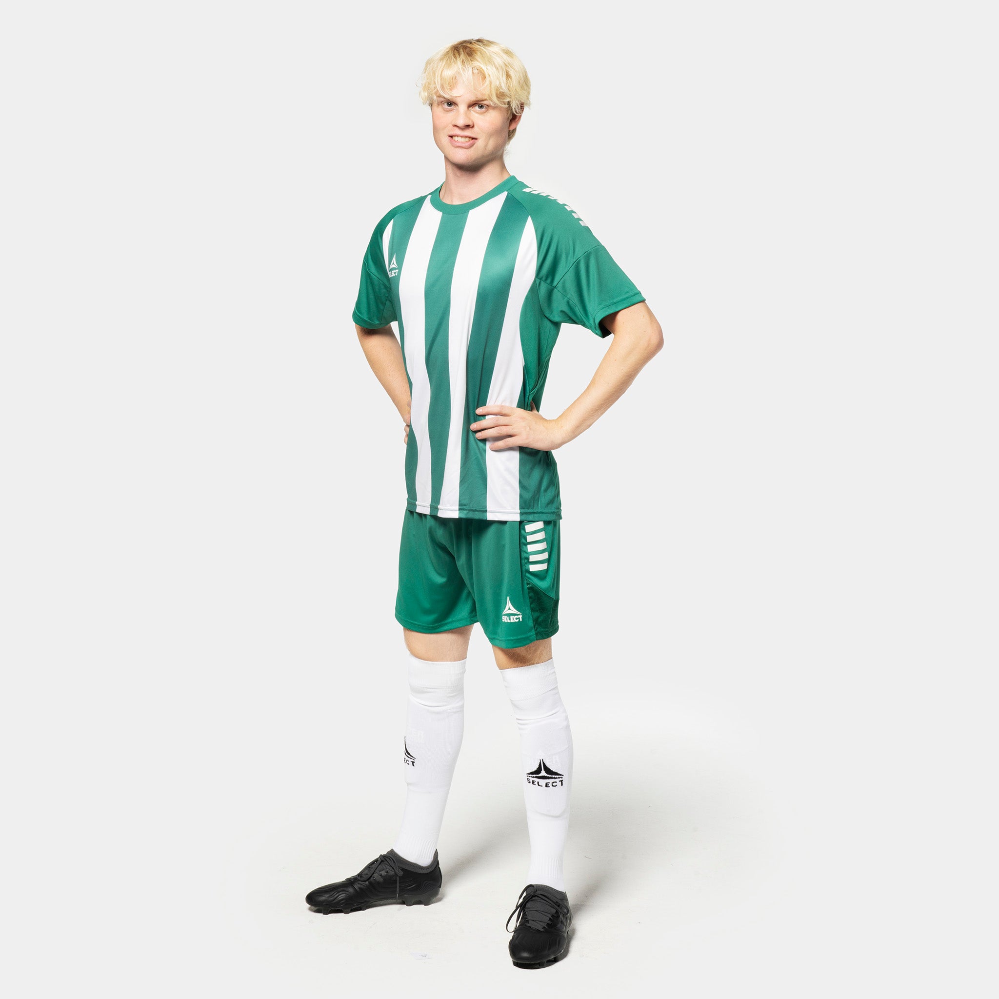 Spain Kortärmad spelartröja randig #färg_ #färg_grön/vit #färg_grön/vit
