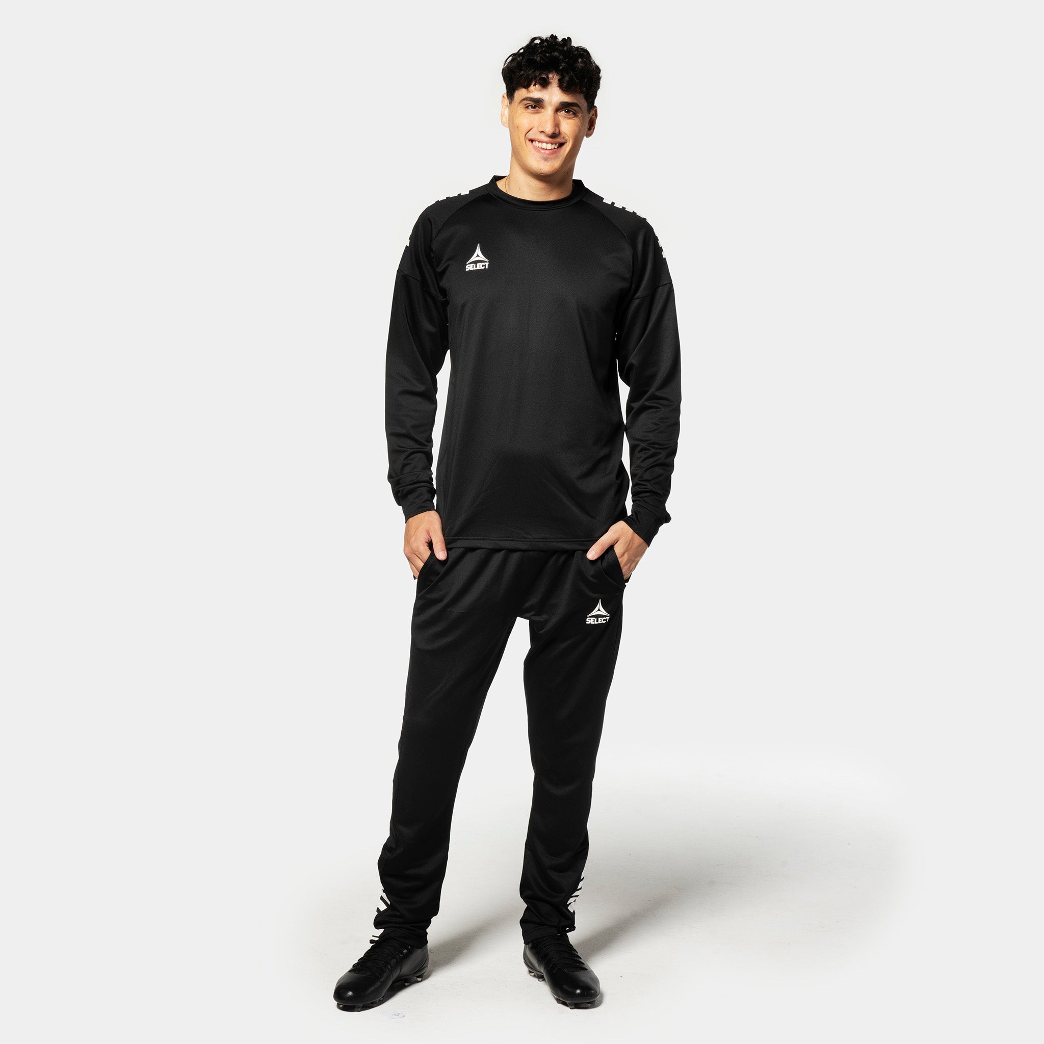 Spain Träning sweatshirt #färg_ #färg_svart/vit #färg_svart/vit