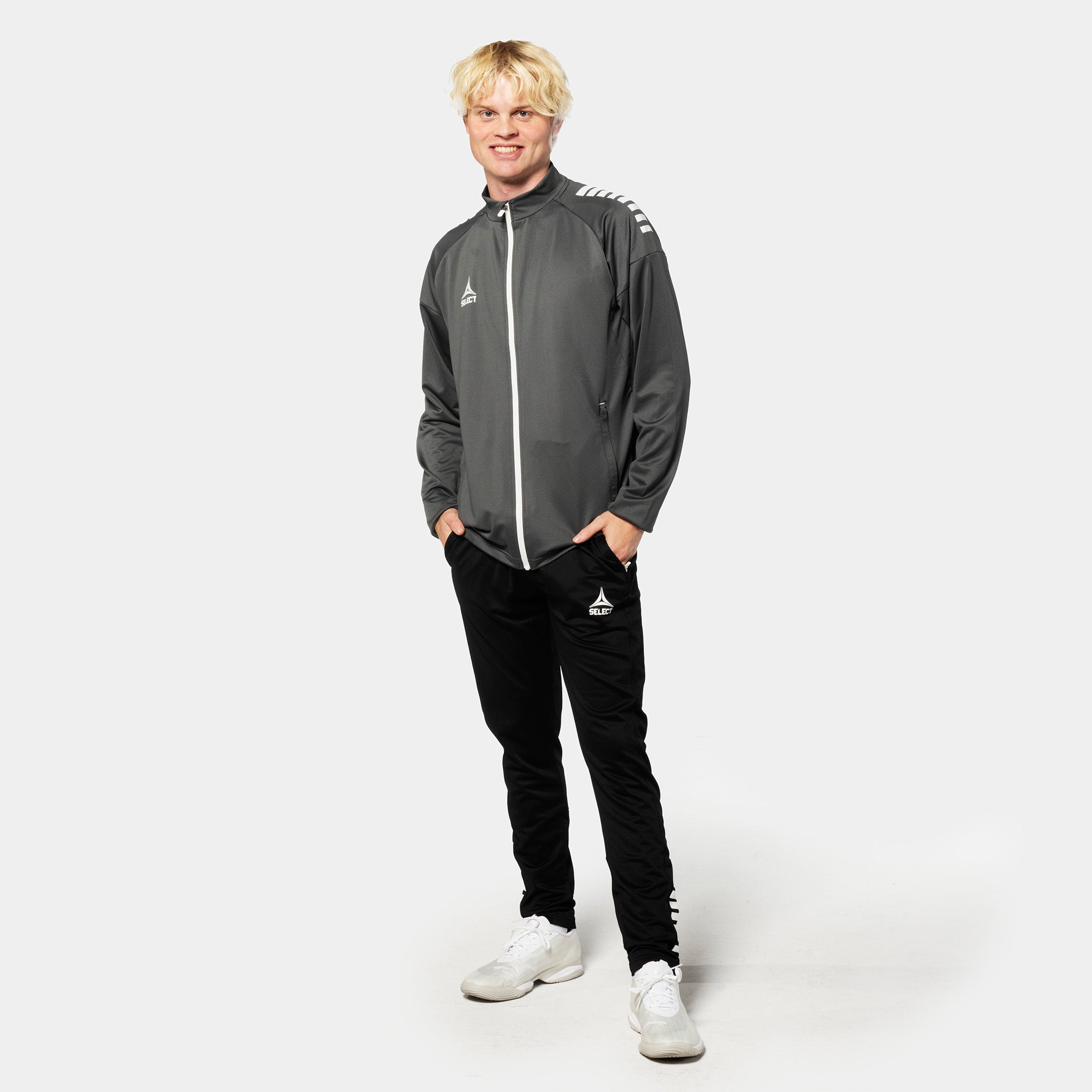 Spain Träningsjacka med dragkedja #färg_ #färg_grey/white