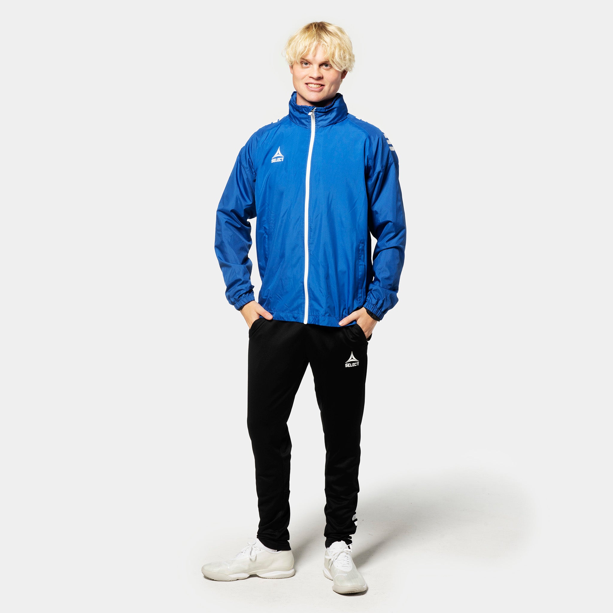 Spain Träningsjacka #färg_ #färg_blå/vit #färg_blå/vit