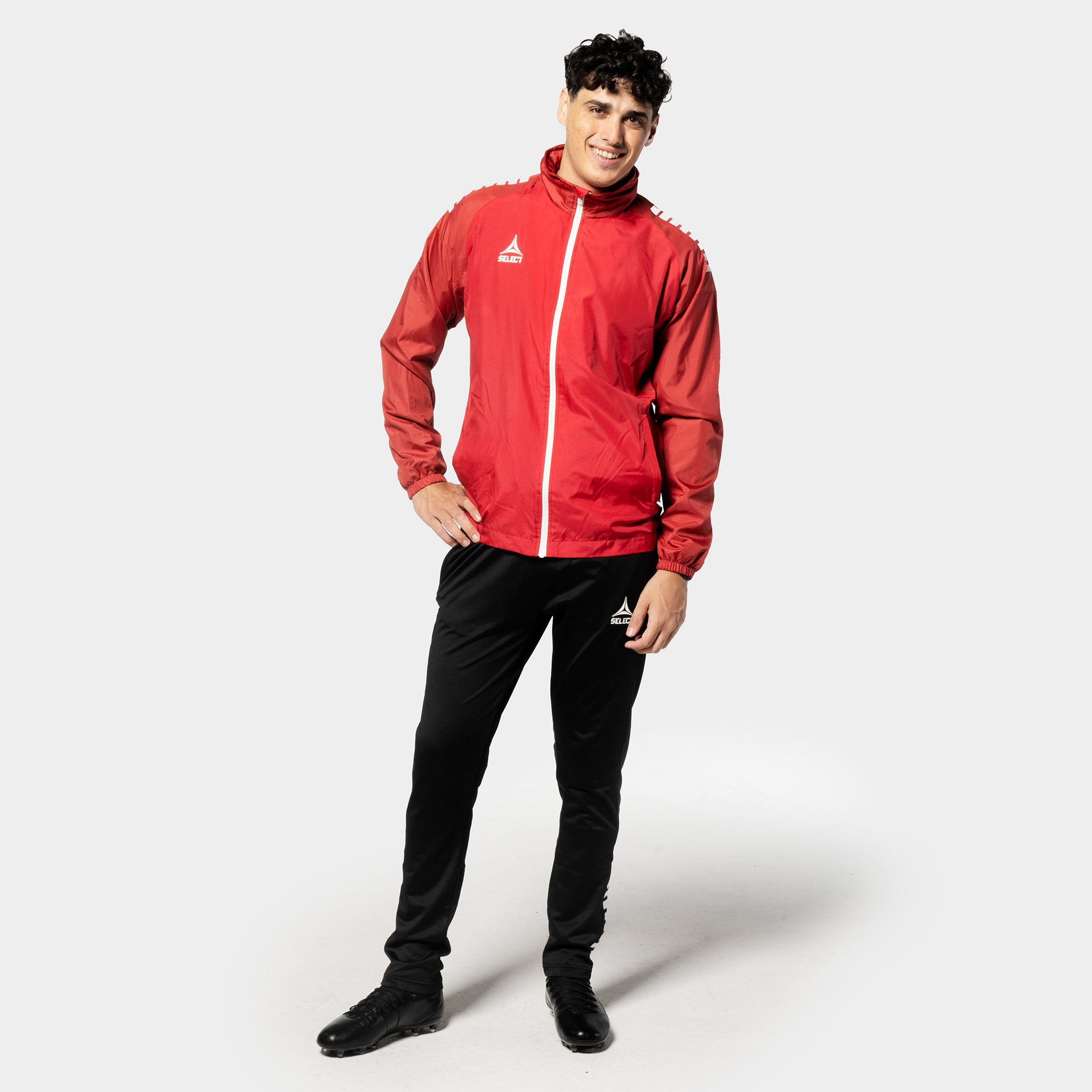 Spain Träningsbyxor regular fit #färg_ #färg_röd/vit #färg_svart