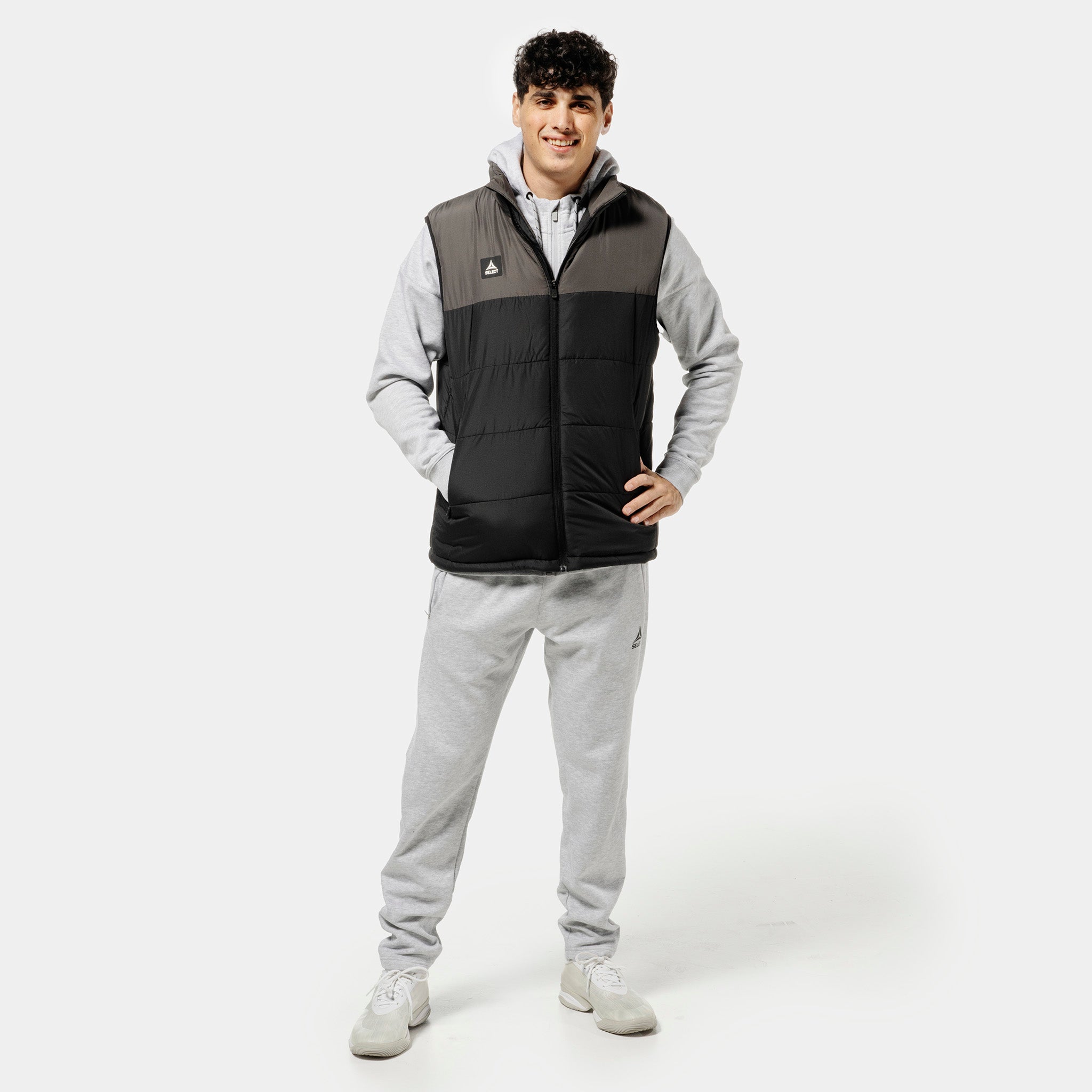 Oxford Padded vest #färg_ #färg_svart/grå #färg_svart/grå