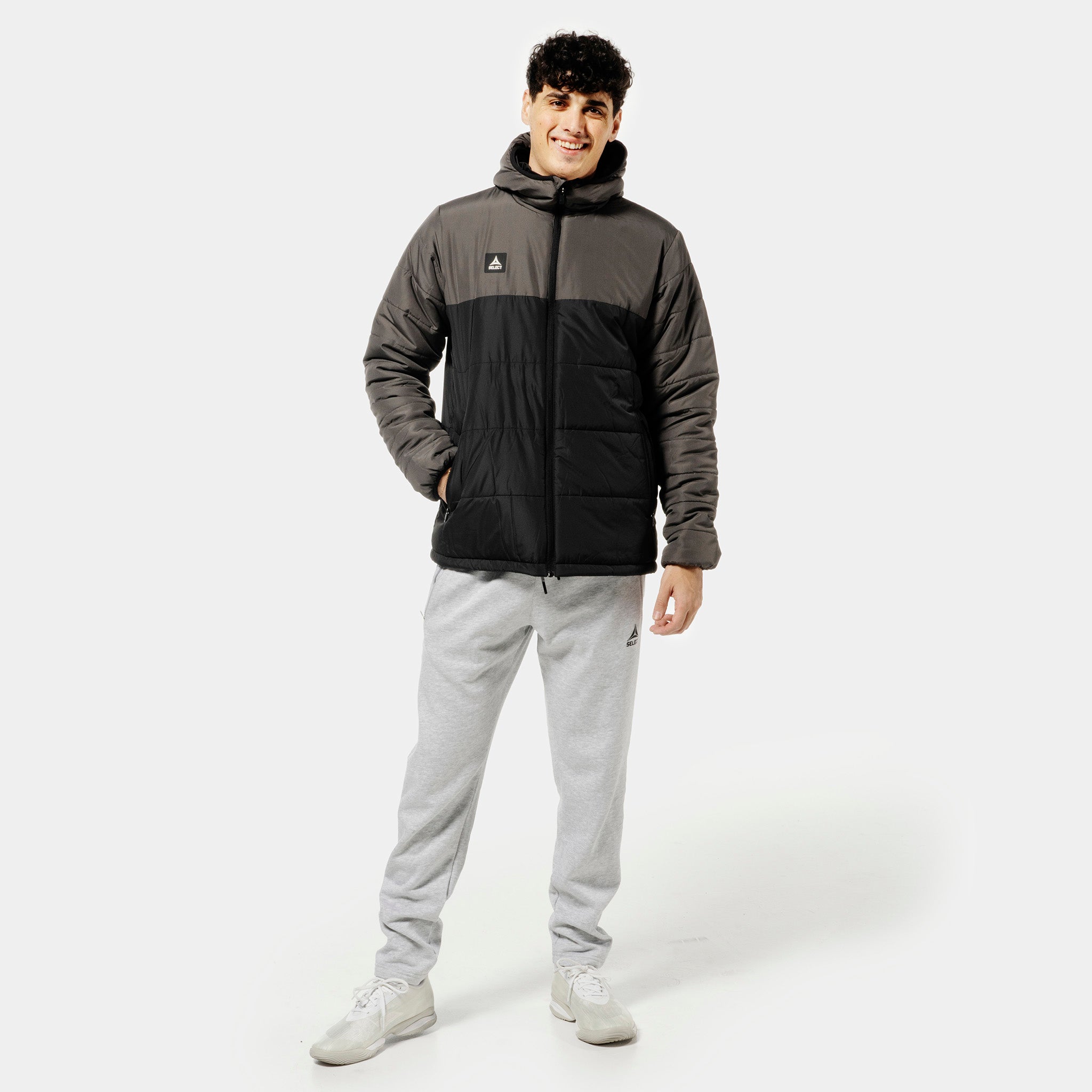 Oxford Padded jacka #färg_ #färg_svart/grå #färg_svart/grå