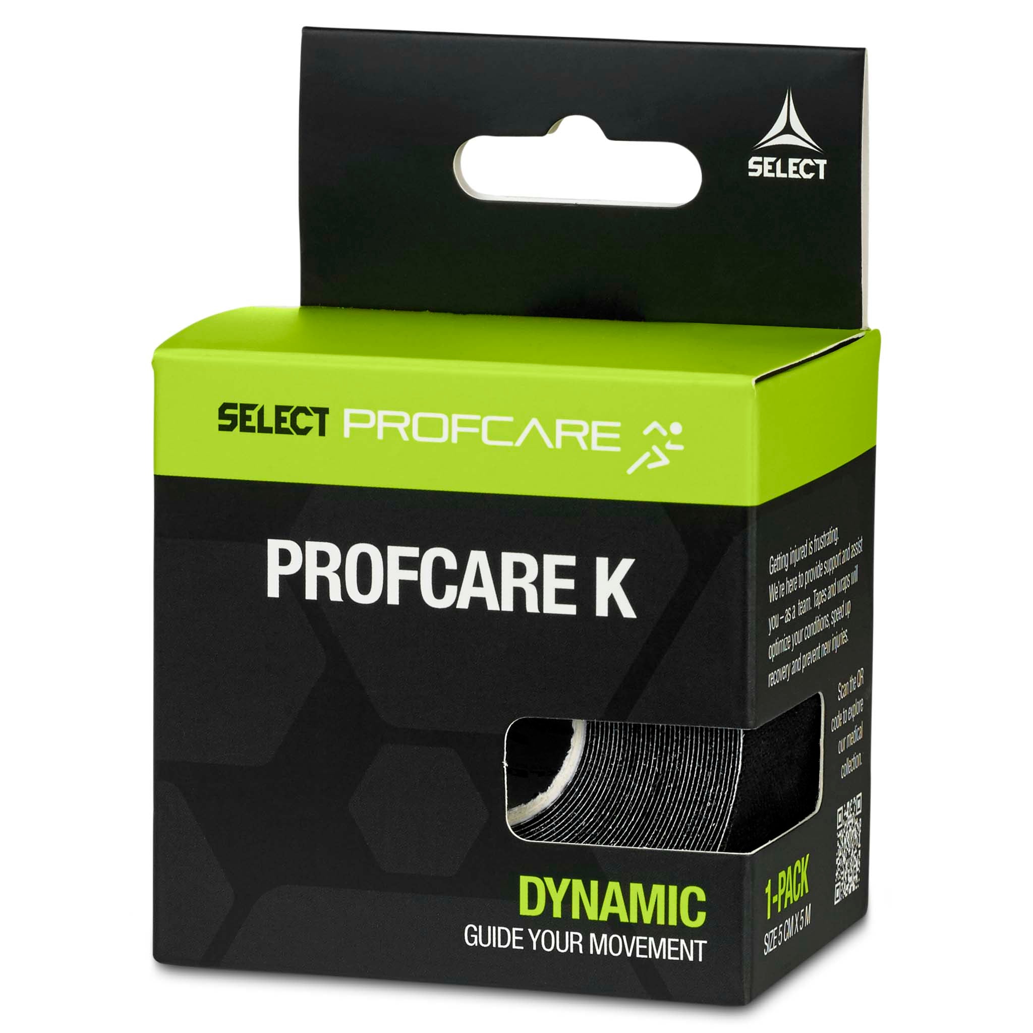 Tape - Profcare K (5 cm. x 5 m.) #färg_ #färg_svart #färg_svart