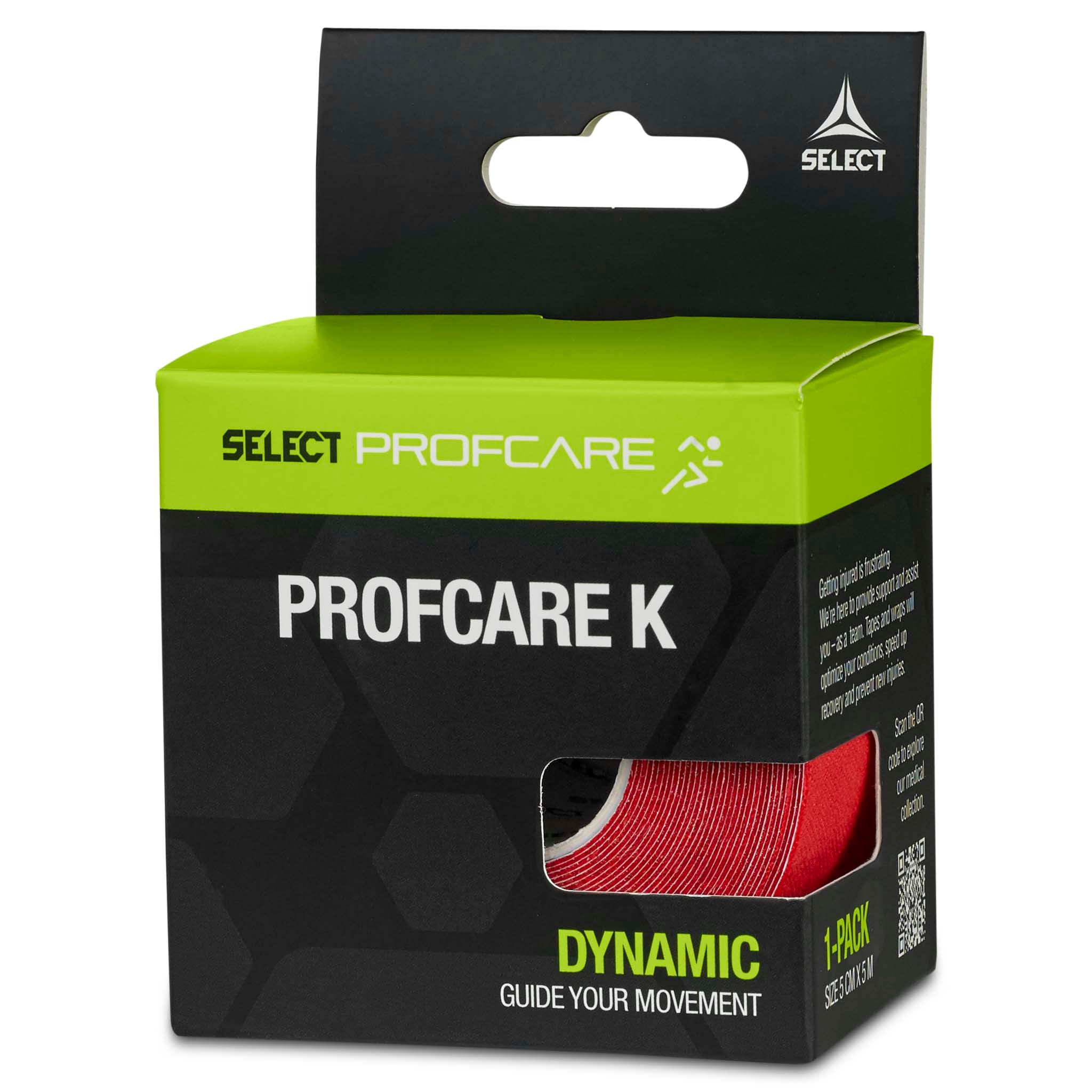 Tape - Profcare K (5 cm. x 5 m.) #färg_ #färg_röd #färg_röd