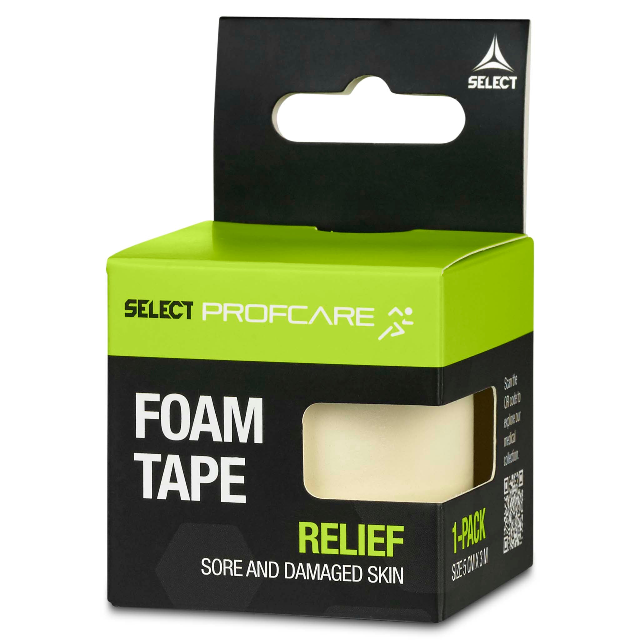 Skumtejp (5 cm. x 3 m.) #färg_vit