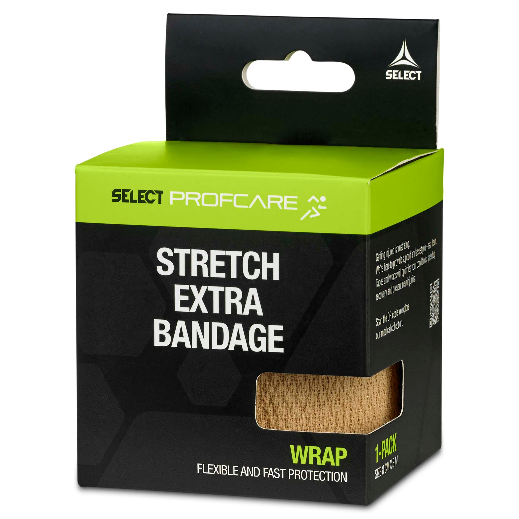 Stretch Extra Bandage (8 cm. x 3 m.) #färg_beige