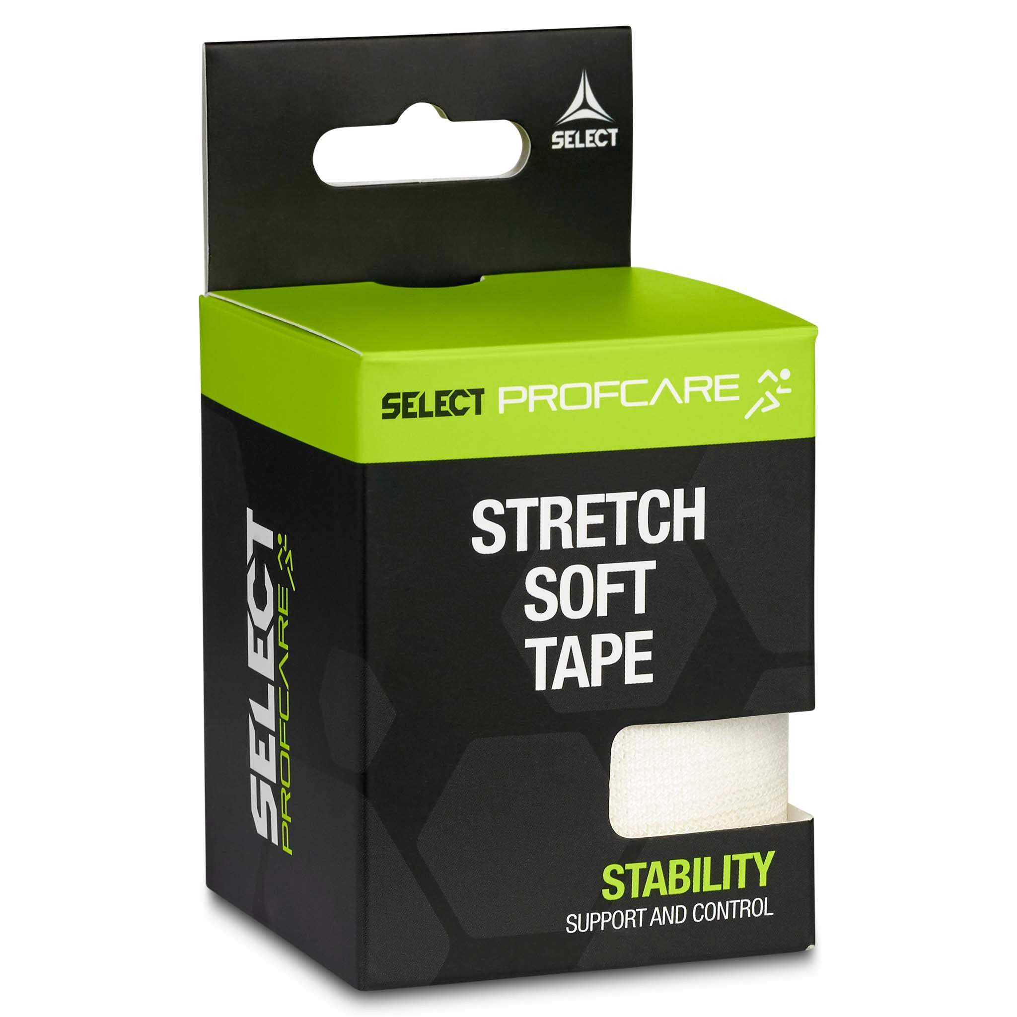 Stretch mjuk (7,5 cm. x 4,5 m.) #färg_vit
